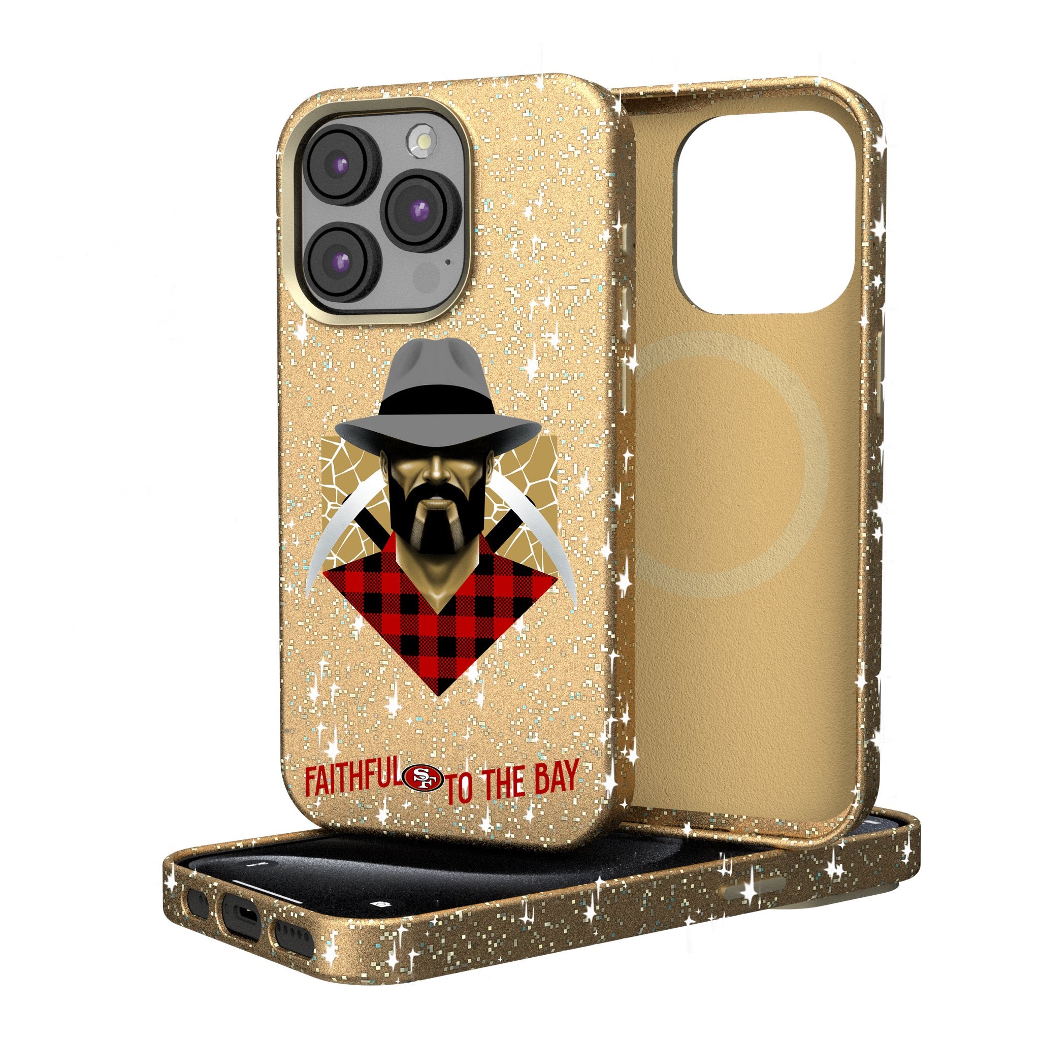 San Francisco 49ers 2024 Illustrated Limited Edition Bling Phone Case 1