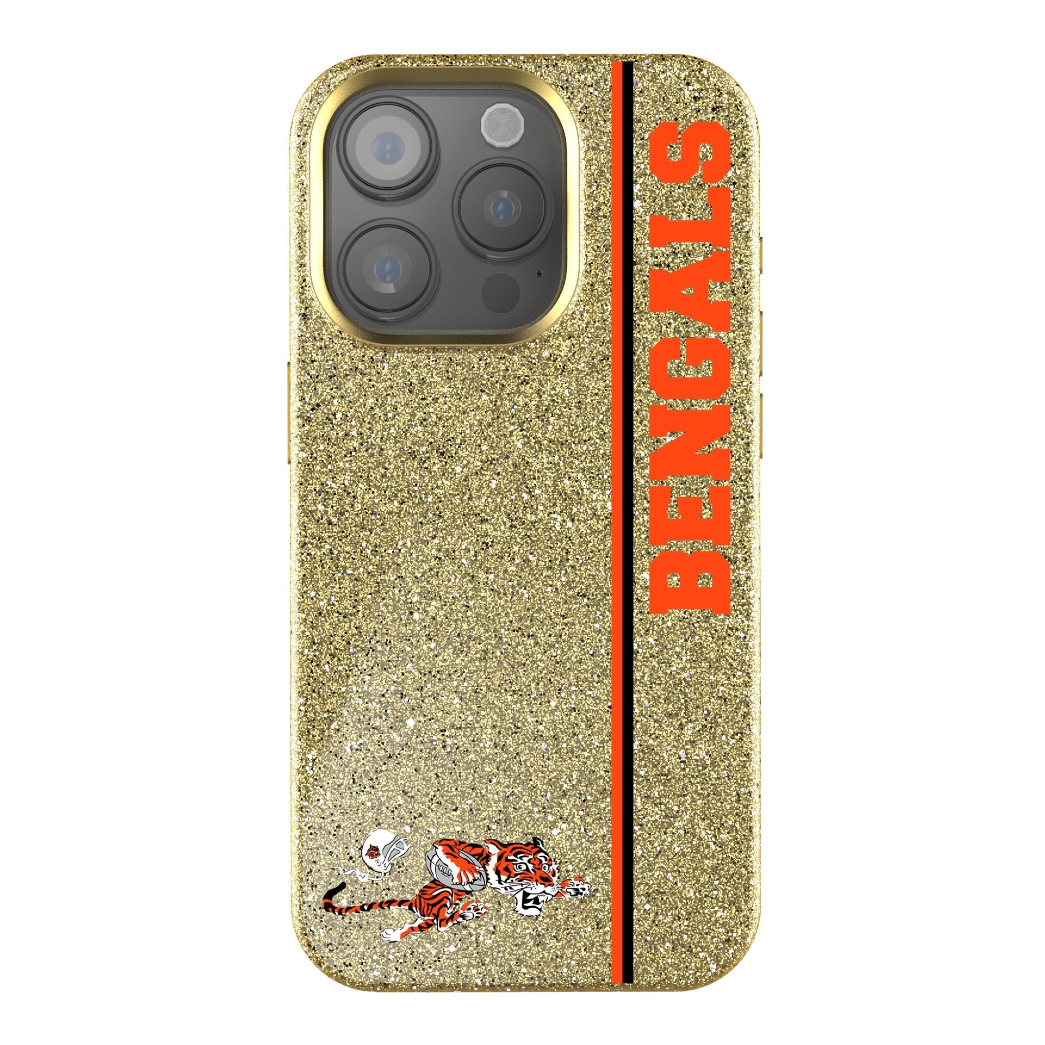Cincinnati Bengals Historic Collection Sidebar Bling Phone Case 1