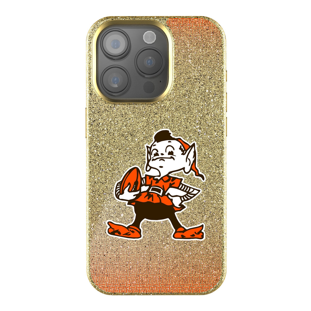 Cleveland Browns Historic Collection Linen Bling Phone Case for Apple iPhone 1