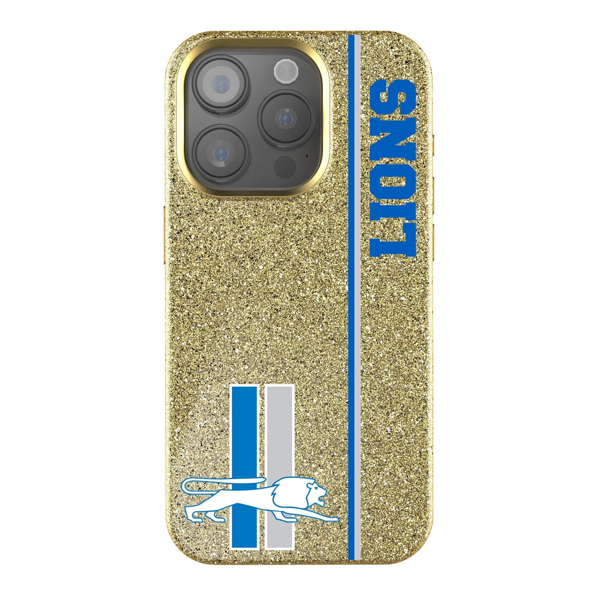 Detroit Lions Retro Sidebar Bling Phone Case 1