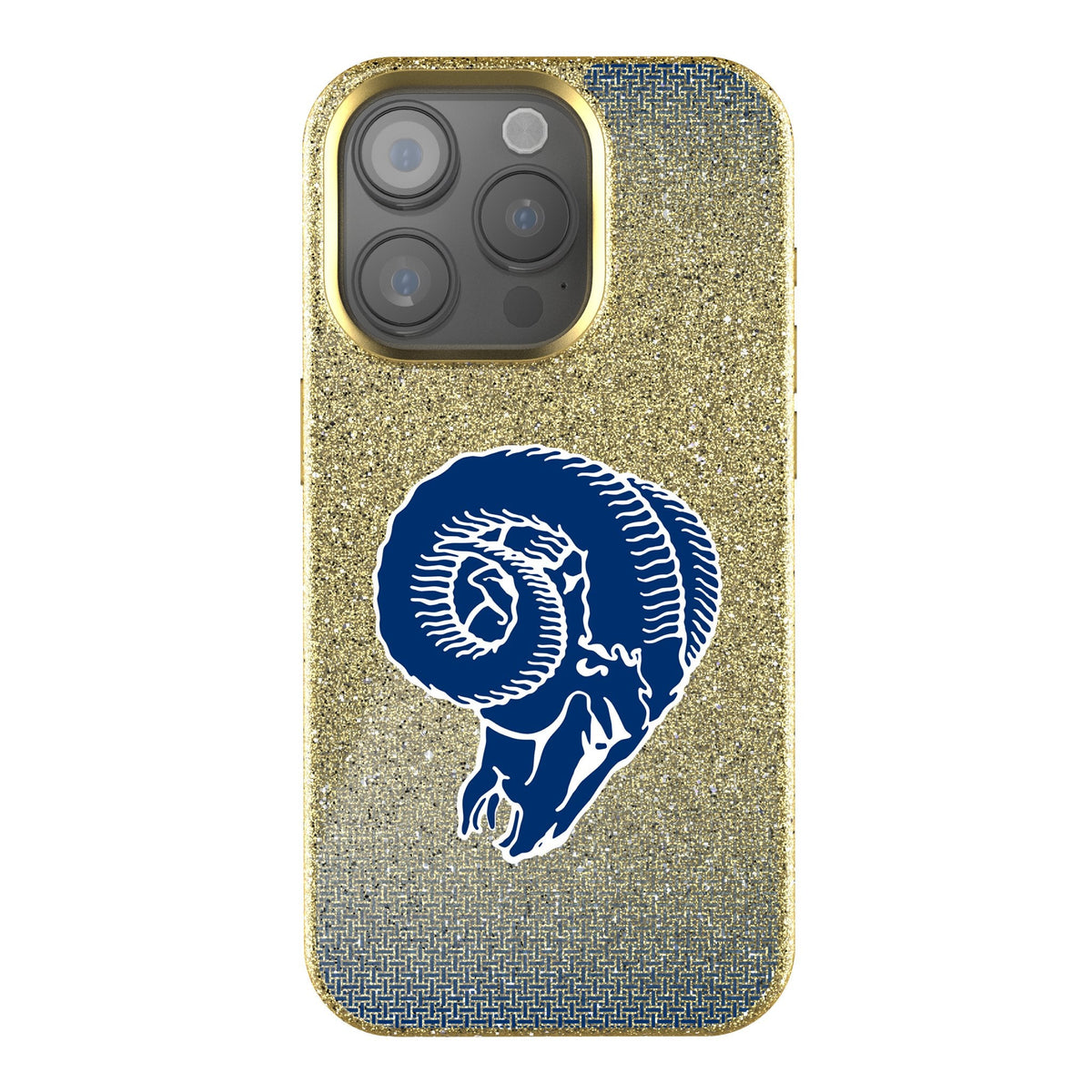 Los Angeles Rams Historic Collection Linen Bling Phone Case for Apple iPhone 1