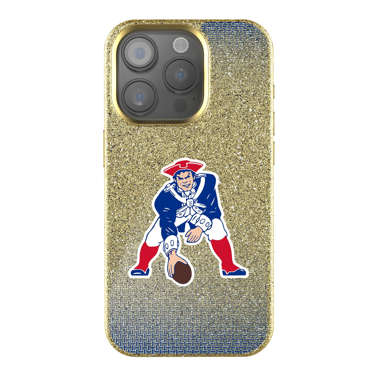 New England Patriots Historic Collection Linen Bling Phone Case for Apple iPhone 1