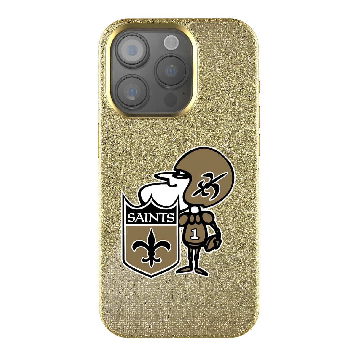 New Orleans Saints Historic Collection Linen Bling Phone Case for Apple iPhone 1