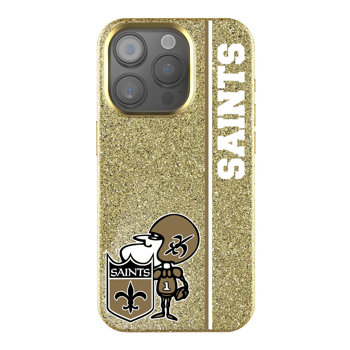 New Orleans Saints Historic Collection Sidebar Bling Phone Case 1