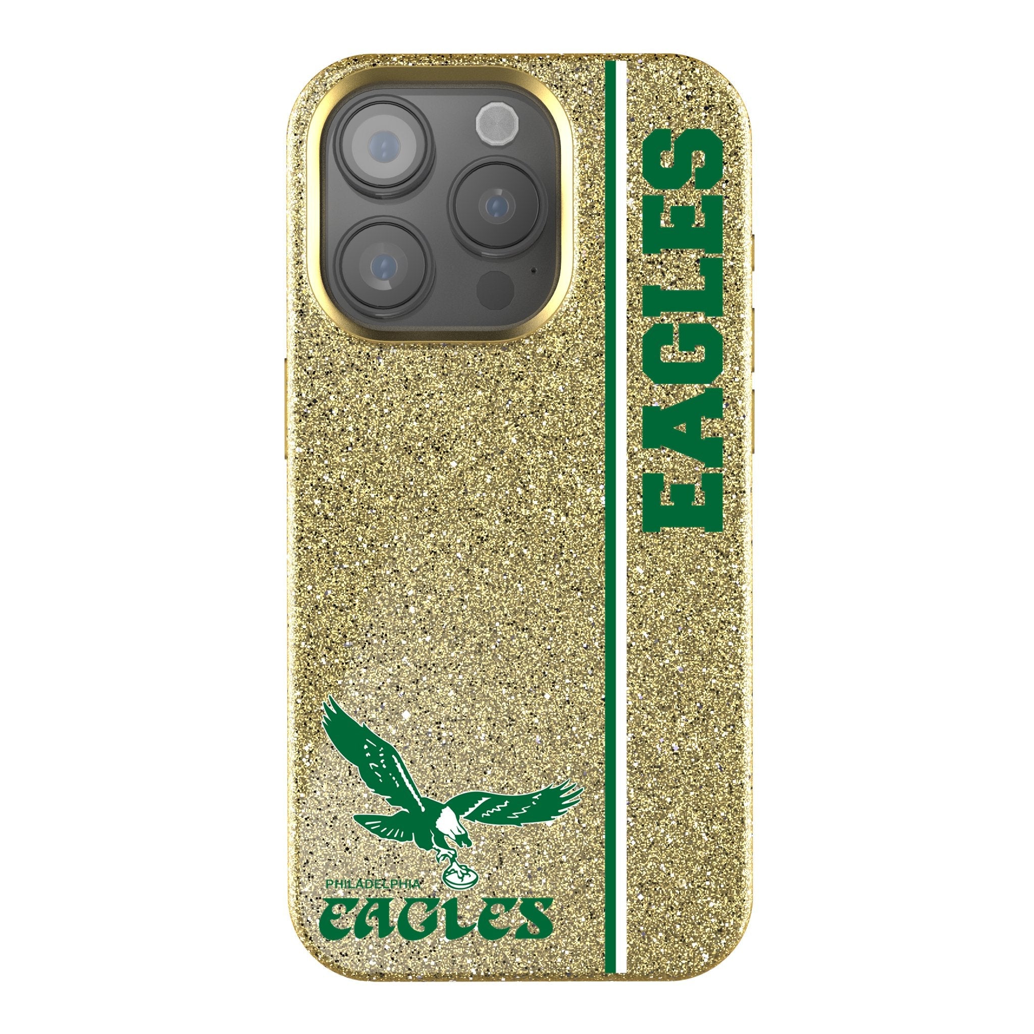 Philadelphia Eagles 1973-1995 Historic Collection Sidebar Bling Phone Case 1