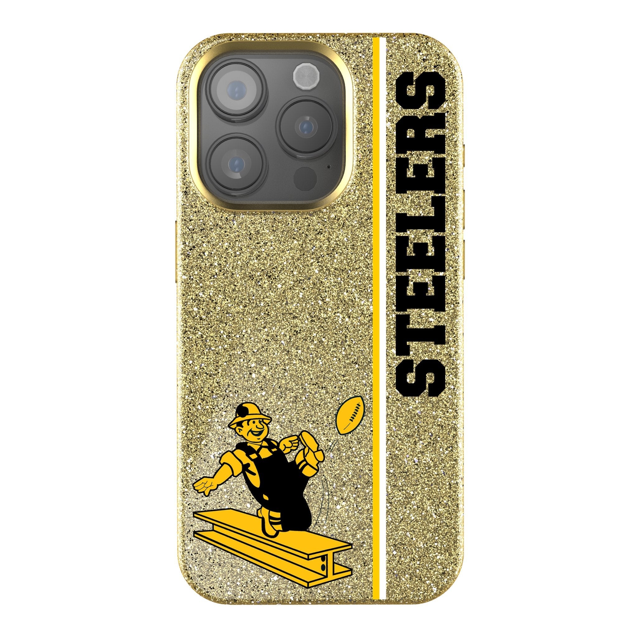 Pittsburgh Steelers 1961 Historic Collection Sidebar Bling Phone Case 1