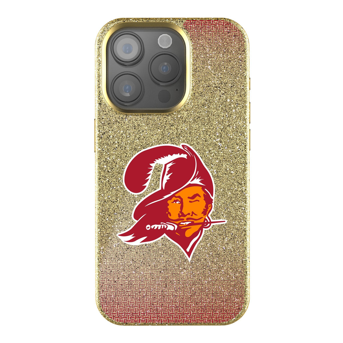 Tampa Bay Buccaneers Historic Collection Linen Bling Phone Case for Apple iPhone 1