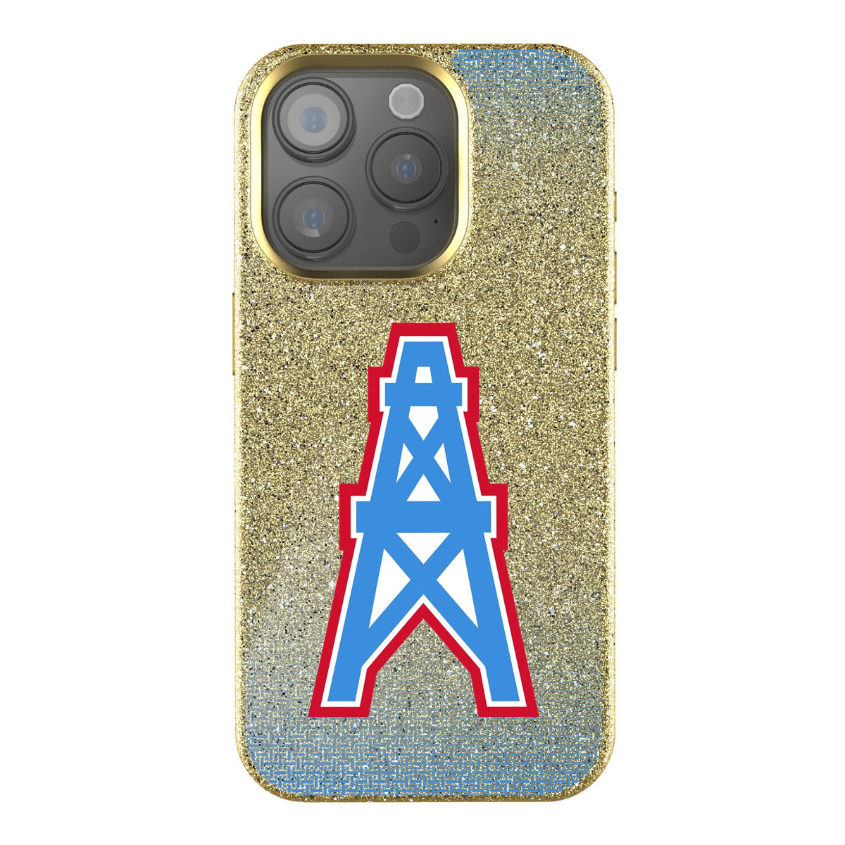 Houston Oilers Historic Collection Linen Bling Phone Case for Apple iPhone 1