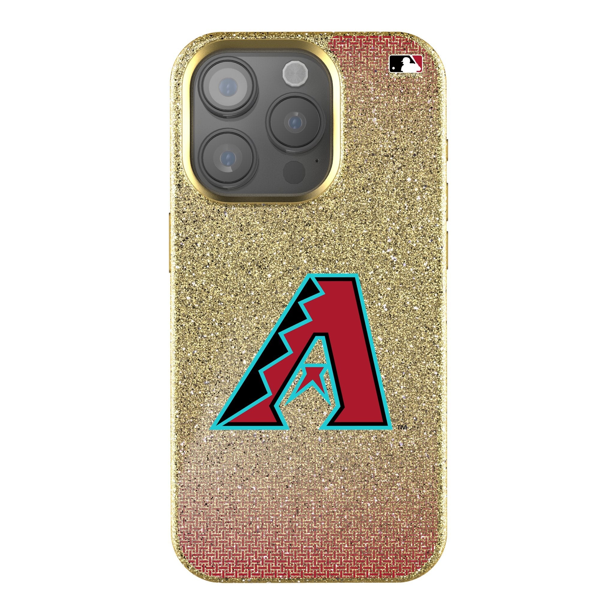 Arizona Diamondbacks Linen Bling Phone Case for Apple iPhone