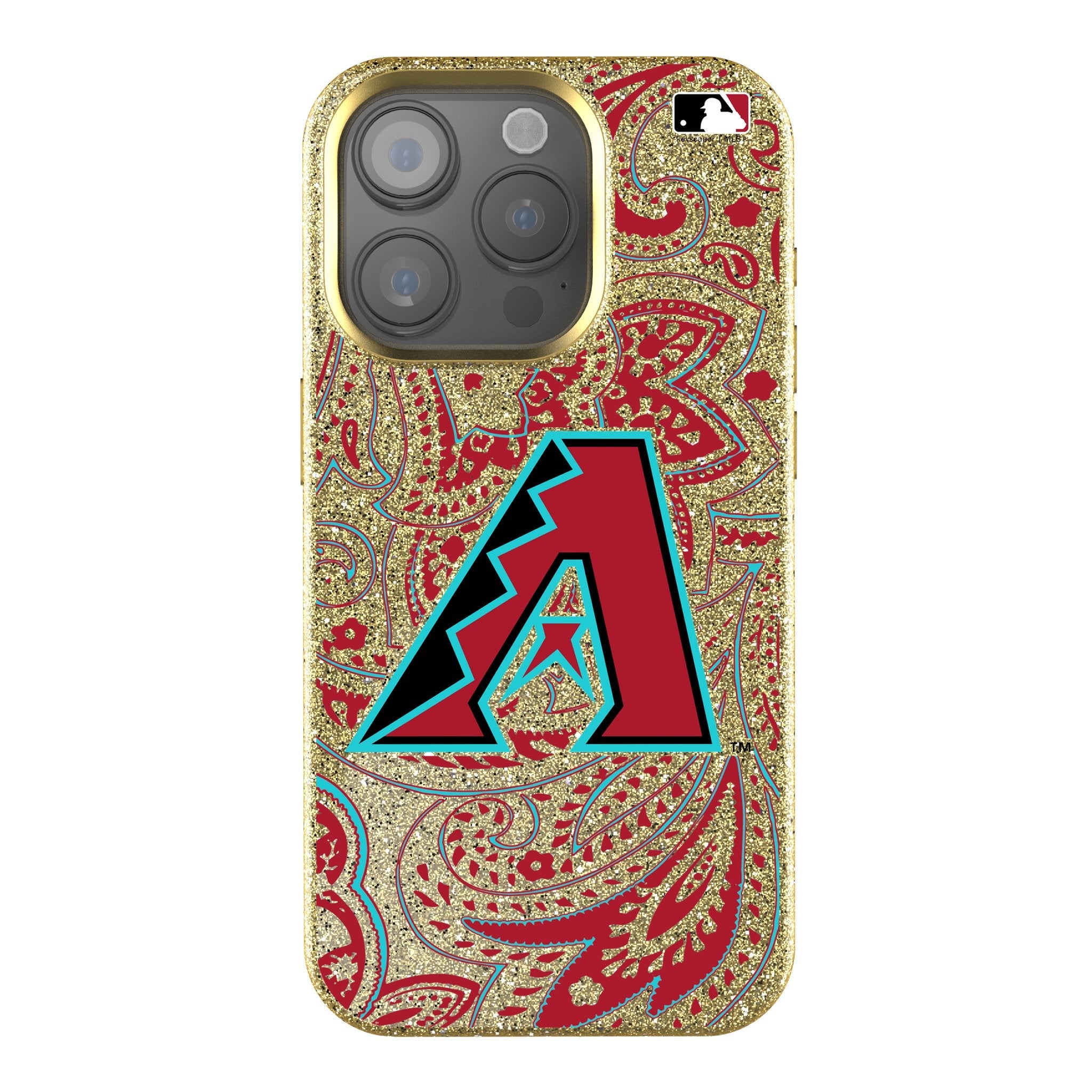 Arizona Diamondbacks Paisley Bling Phone Case 1