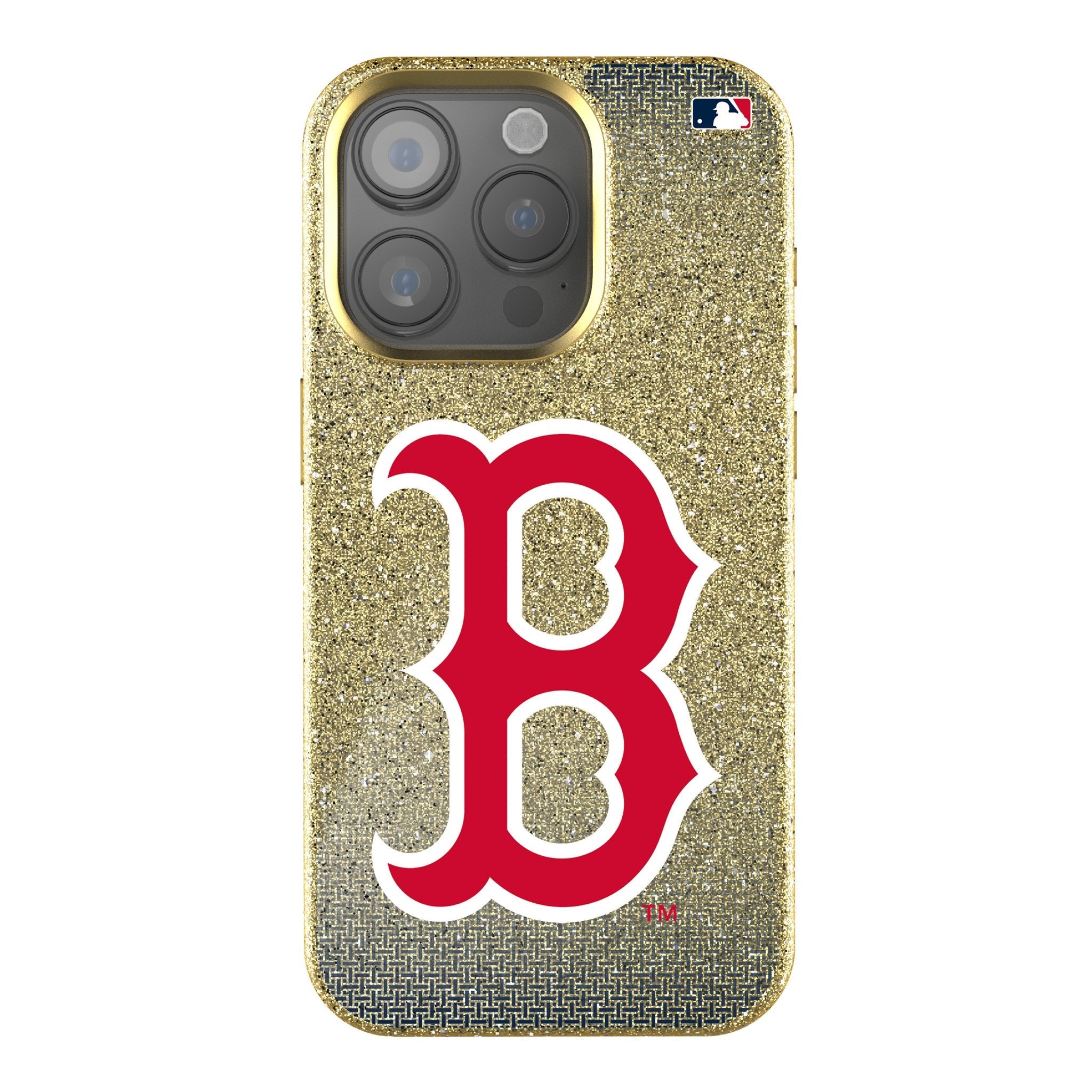 Boston Red Sox Linen Bling Phone Case for Apple iPhone 1