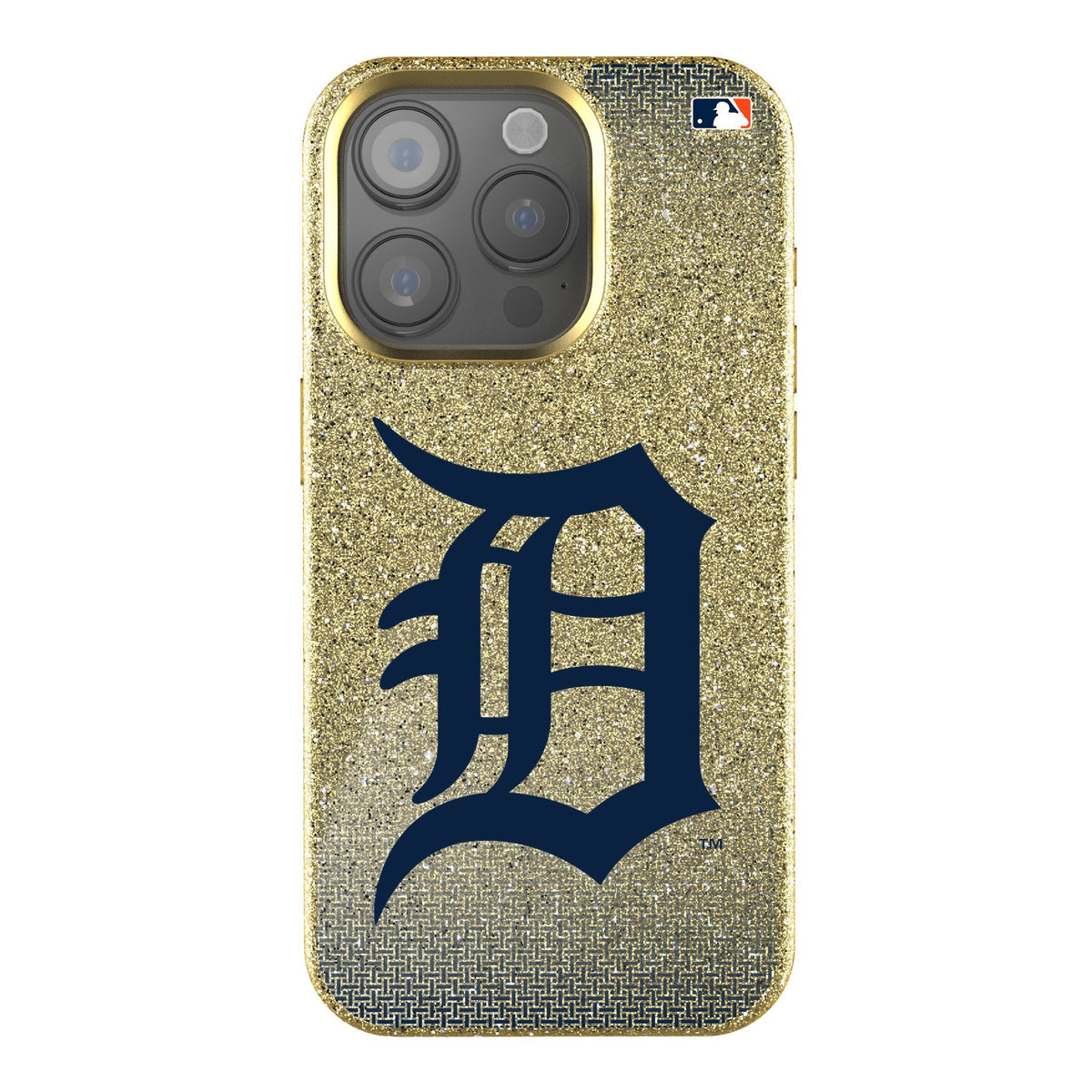 Detroit Tigers Linen Bling Phone Case for Apple iPhone 1