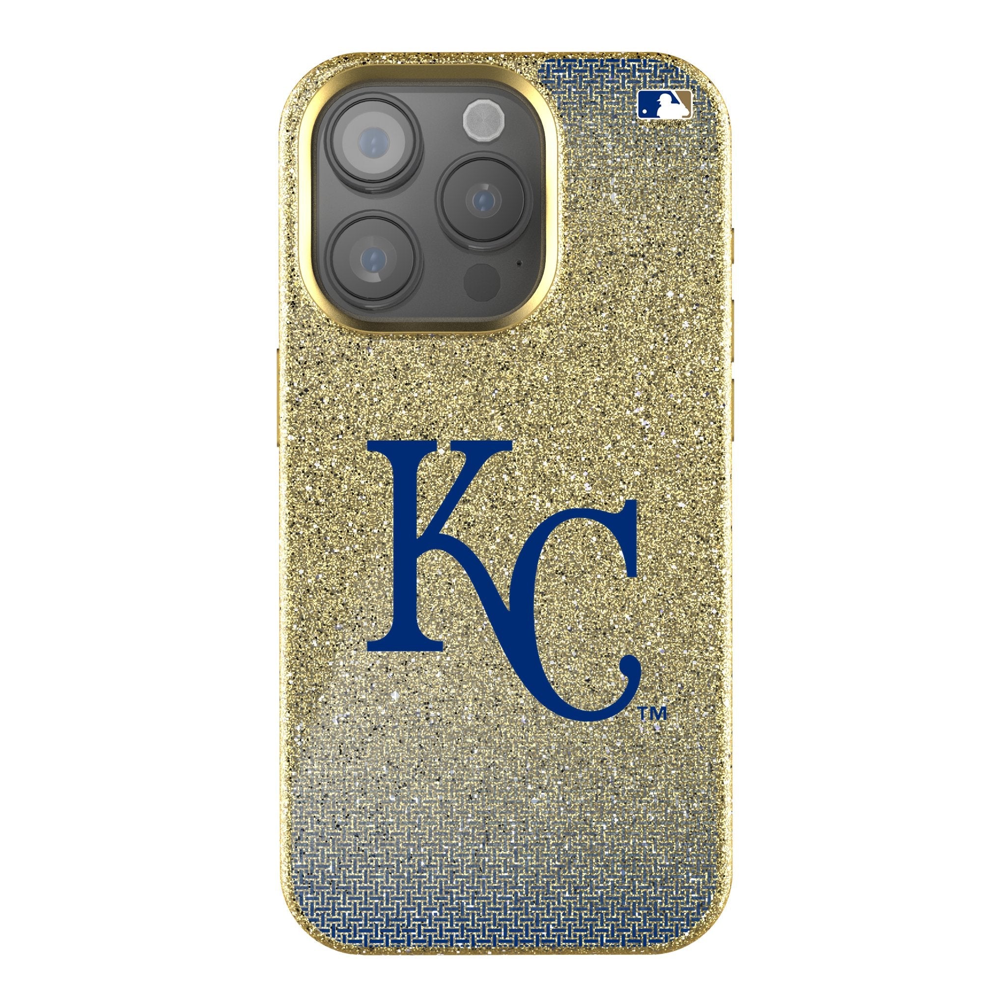 Kansas City Royals Linen Bling Phone Case for Apple iPhone 1