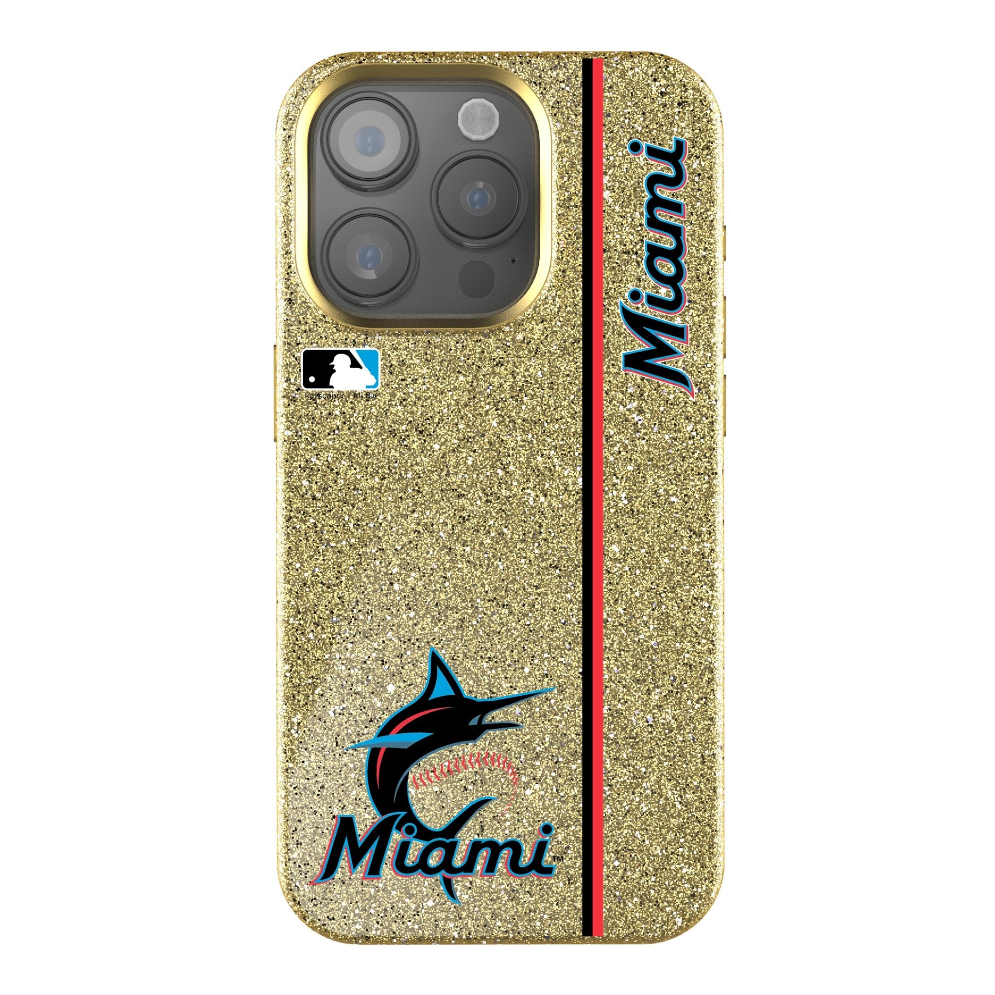Miami Marlins Sidebar Bling Phone Case 1