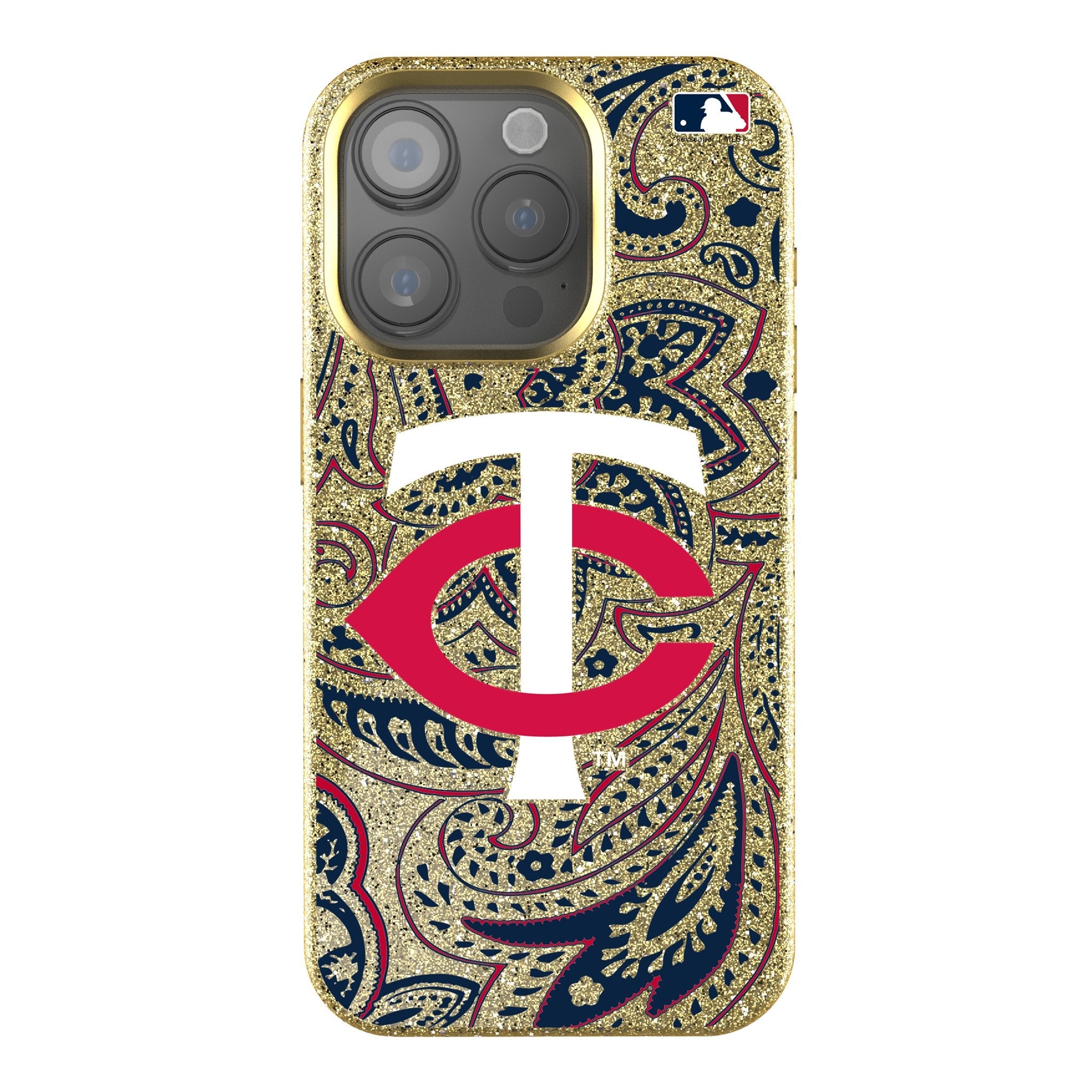 Minnesota Twins Paisley Bling Phone Case 1