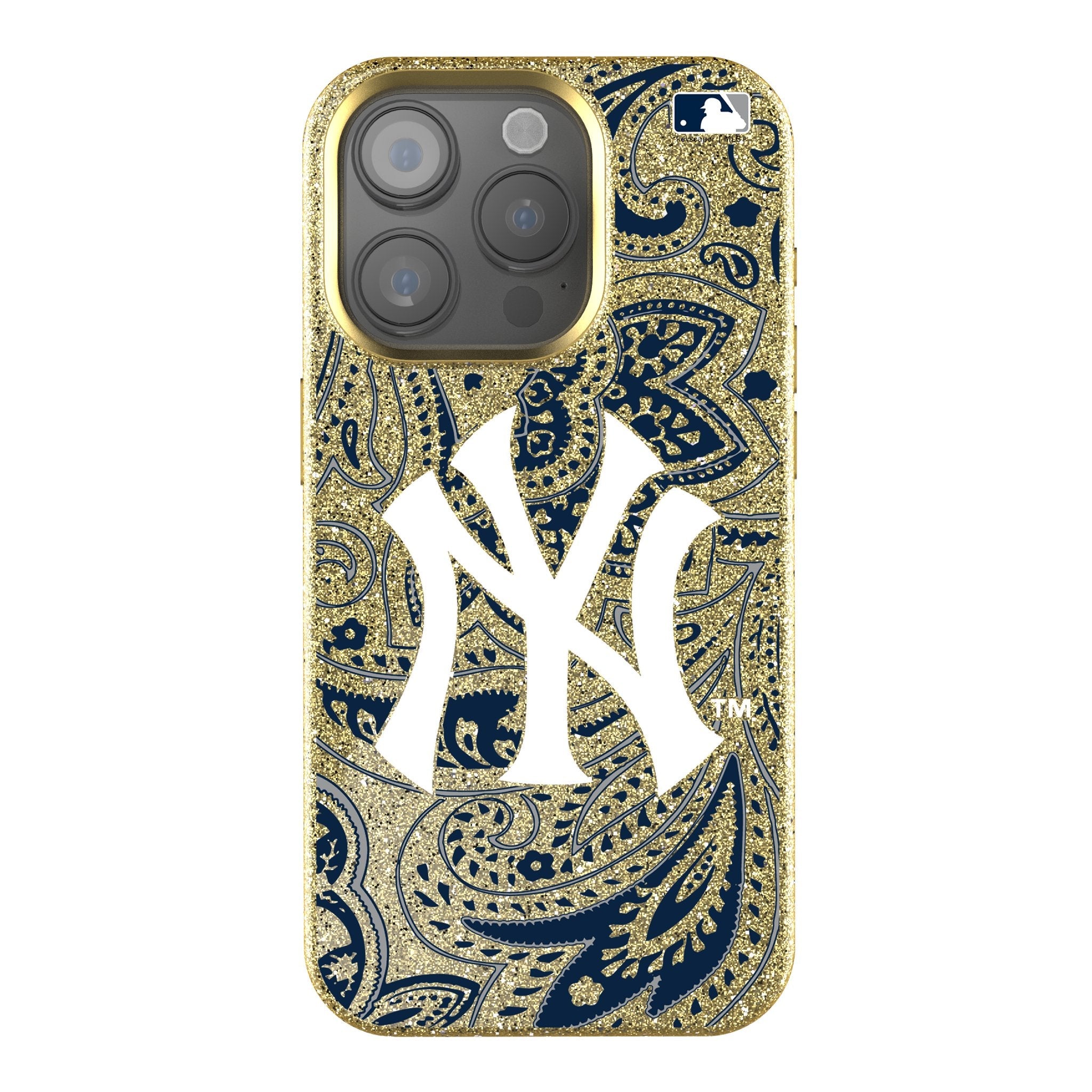New York Yankees Paisley Bling Phone Case