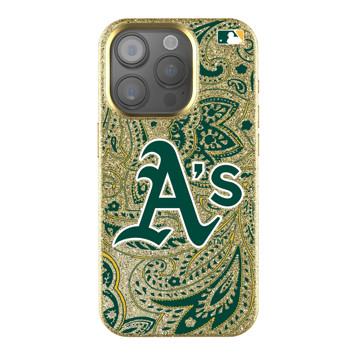 Oakland Athletics Paisley Bling Phone Case for Apple iPhone 1