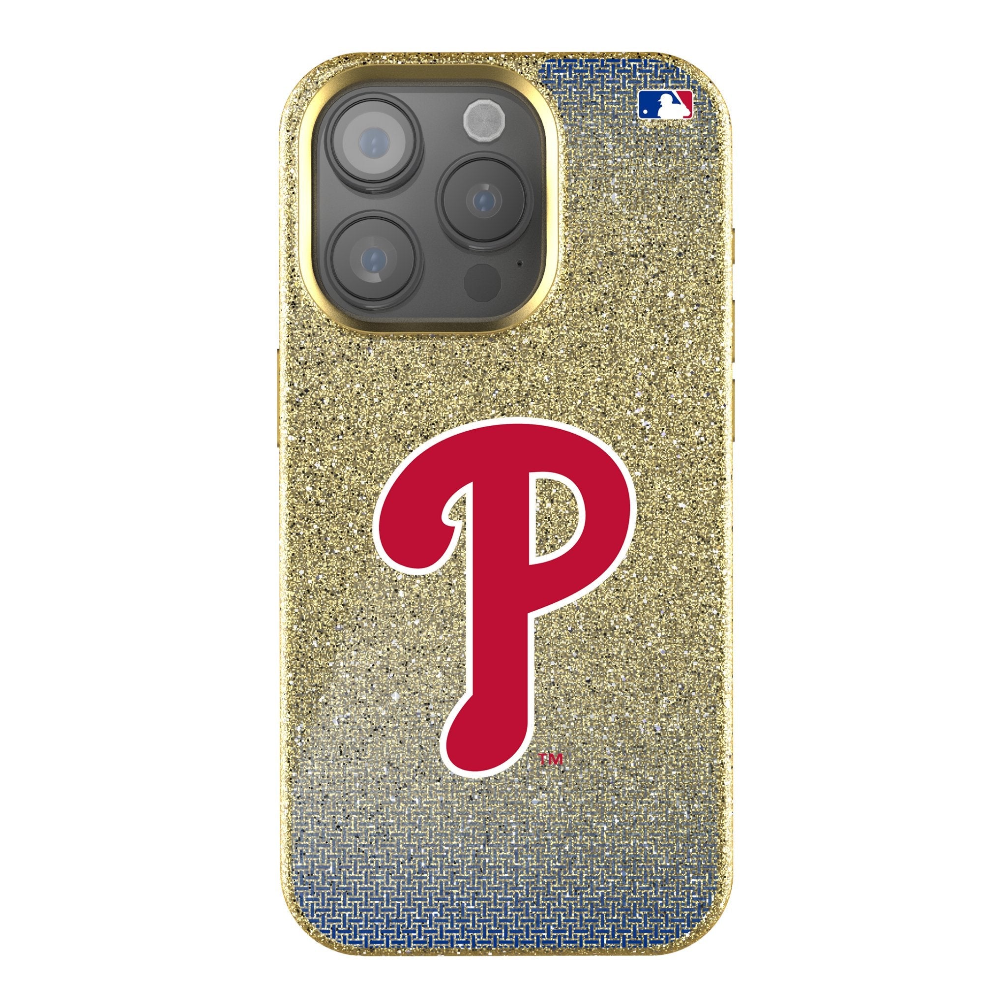 Philadelphia Phillies Linen Bling Phone Case for Apple iPhone