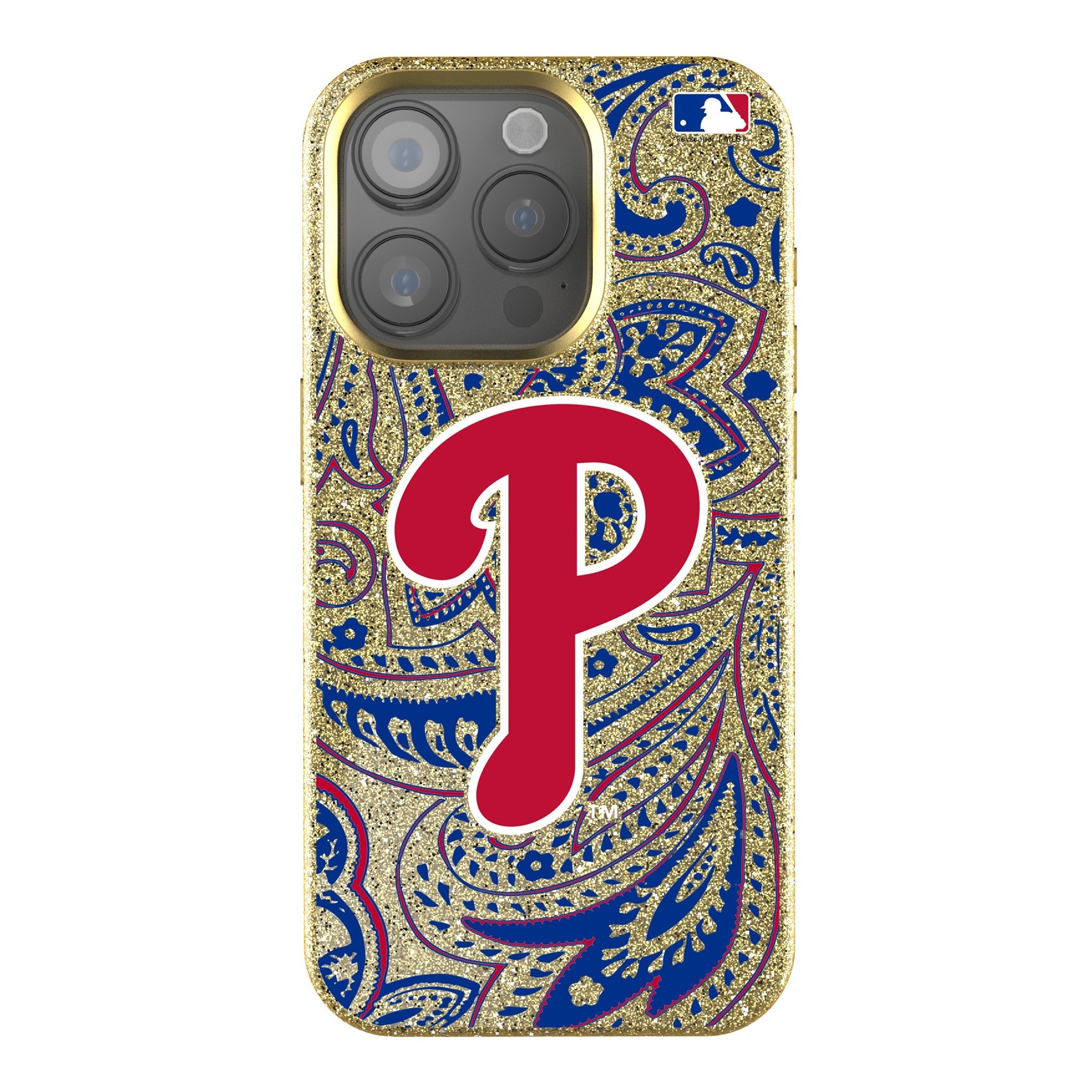 Philadelphia Phillies Paisley Bling Phone Case