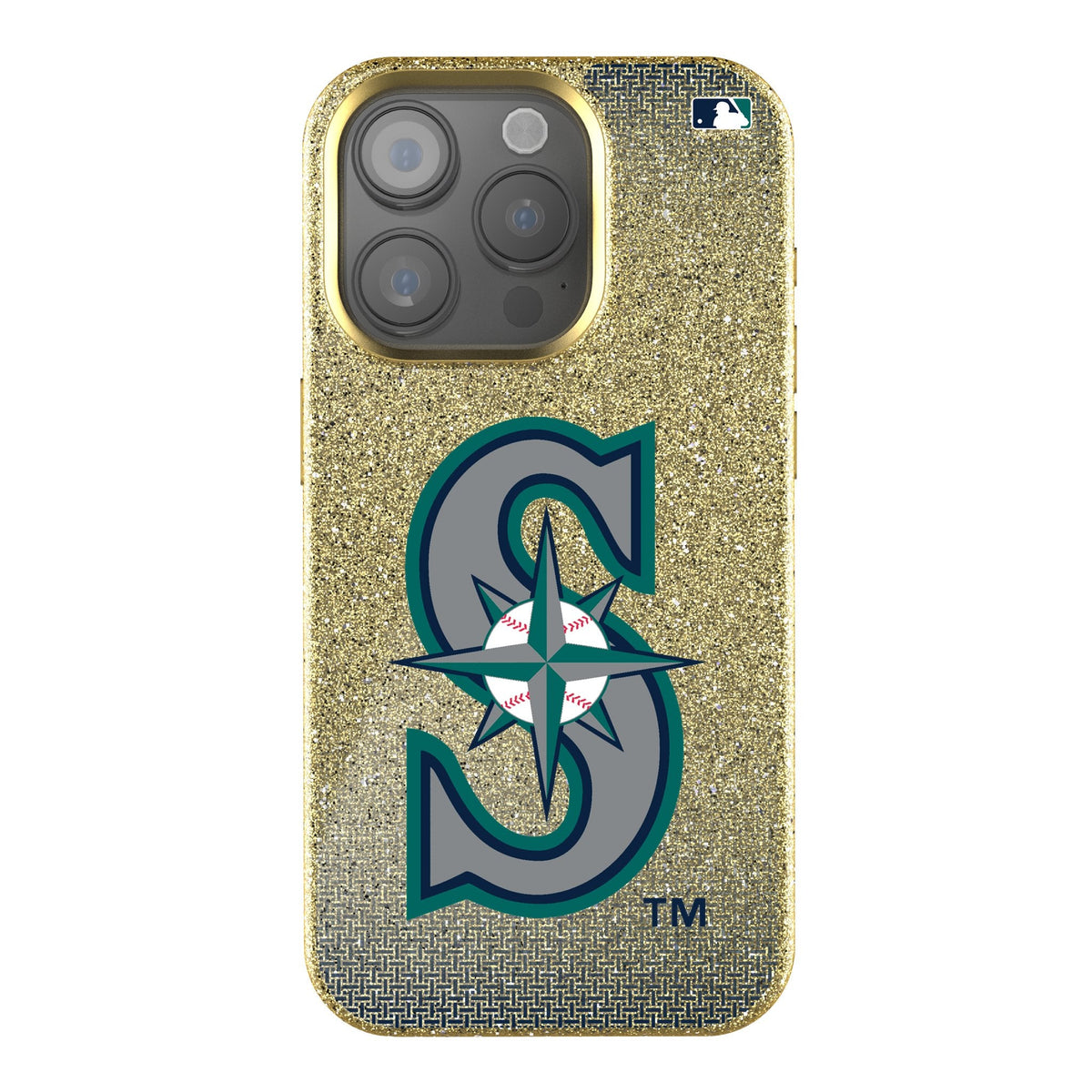 Seattle Mariners Linen Bling Phone Case for Apple iPhone 1