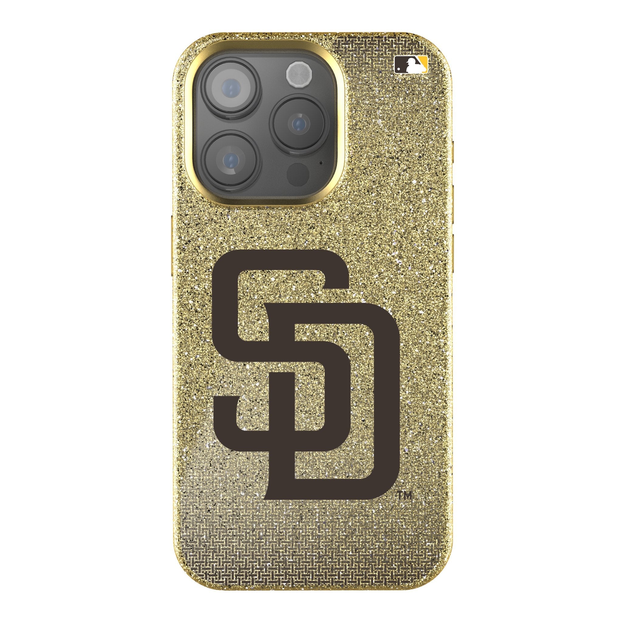 San Diego Padres Linen Bling Phone Case for Apple iPhone