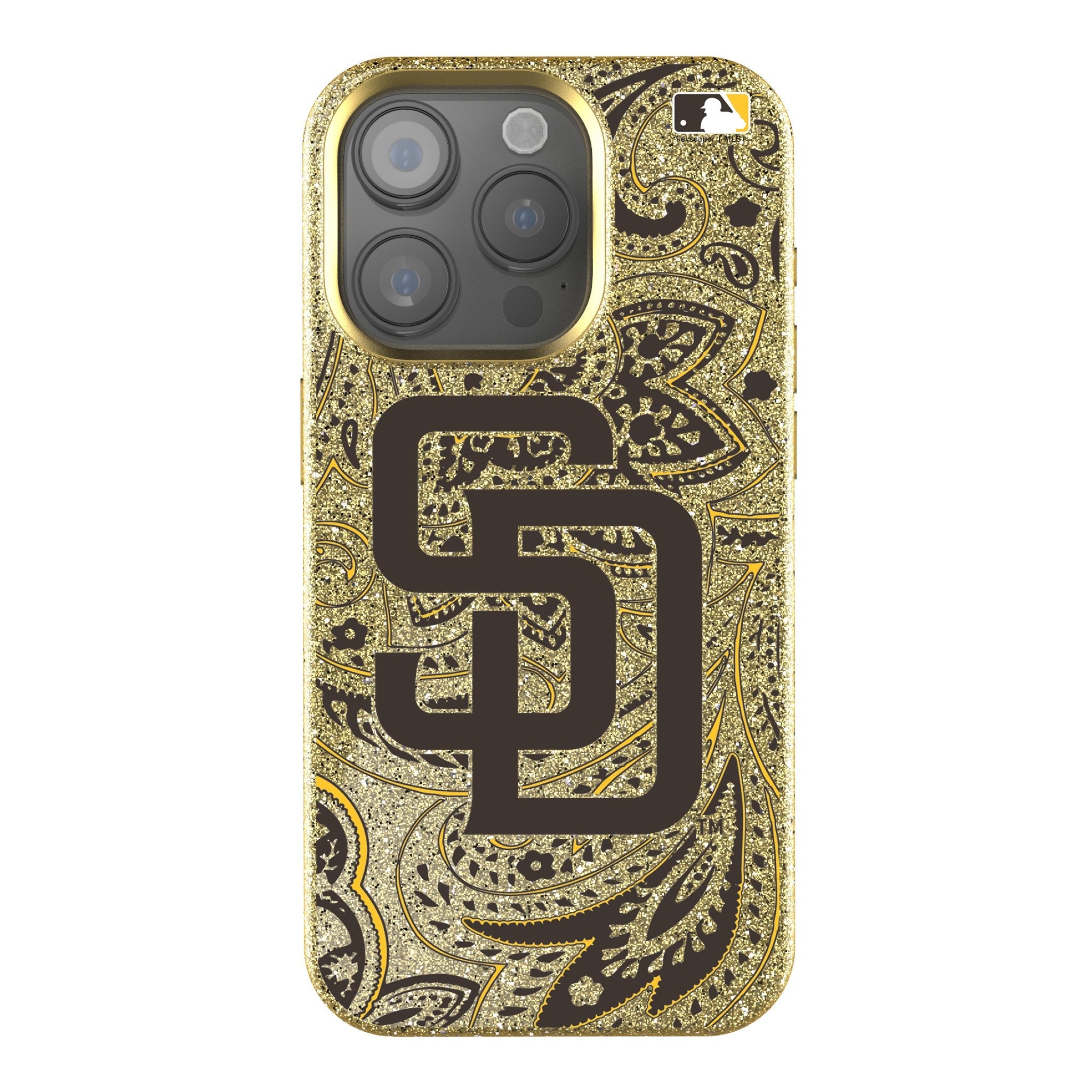 San Diego Padres Paisley Bling Phone Case 1