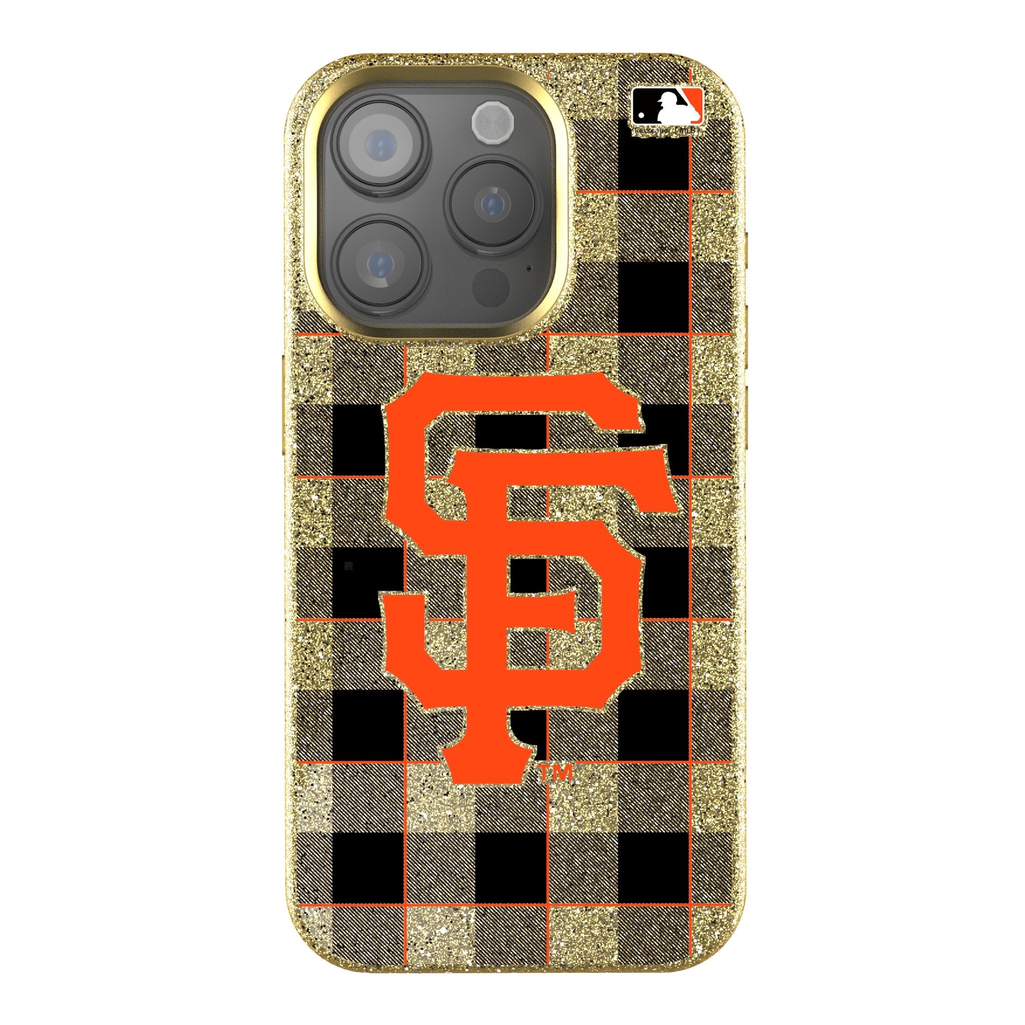 San Francisco Giants Plaid Bling Phone Case
