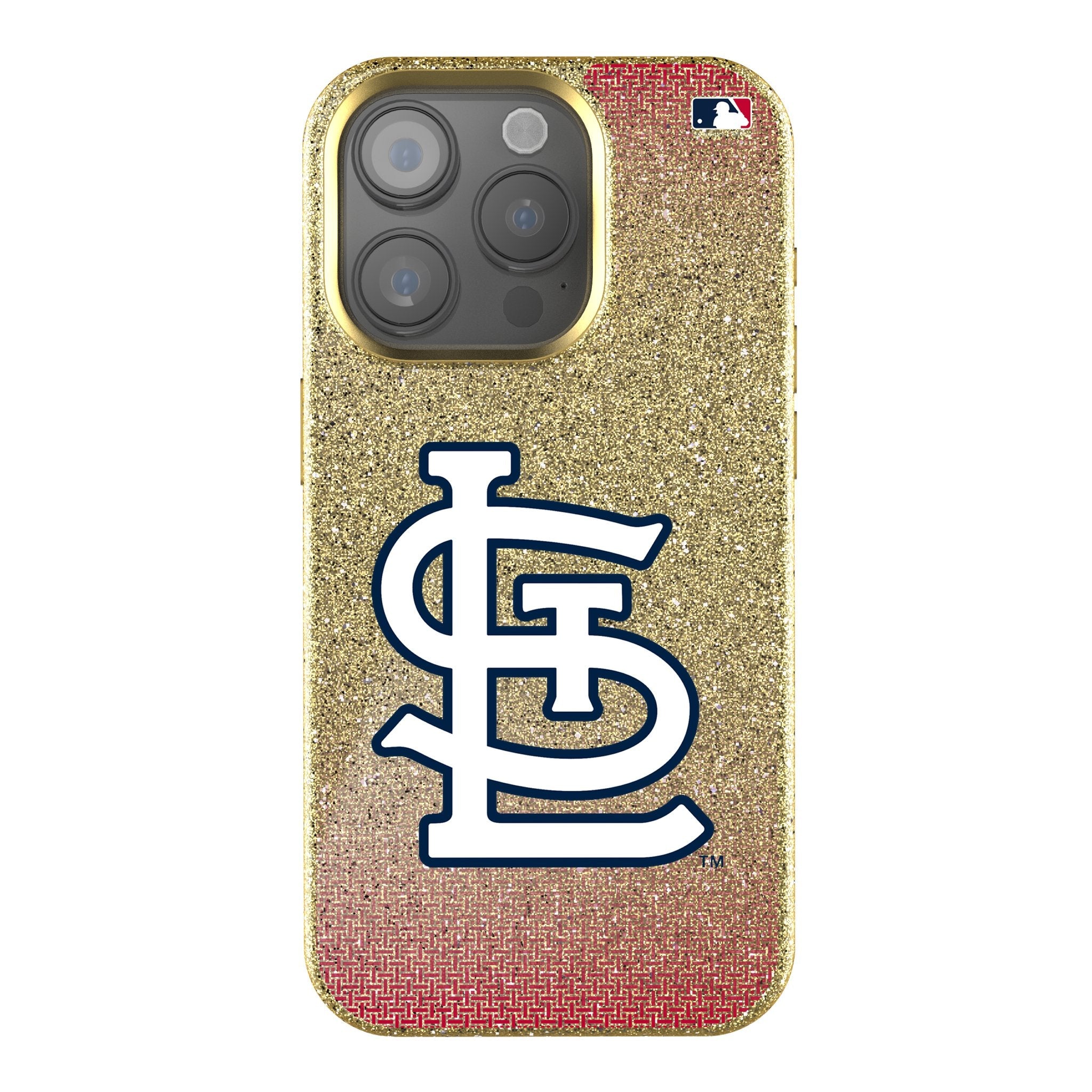 St Louis Cardinals Linen Bling Phone Case for Apple iPhone 1