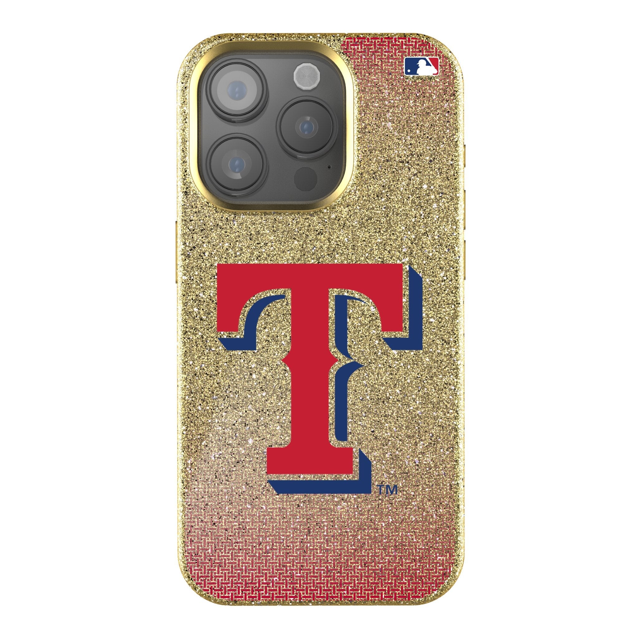 Texas Rangers Linen Bling Phone Case for Apple iPhone 1