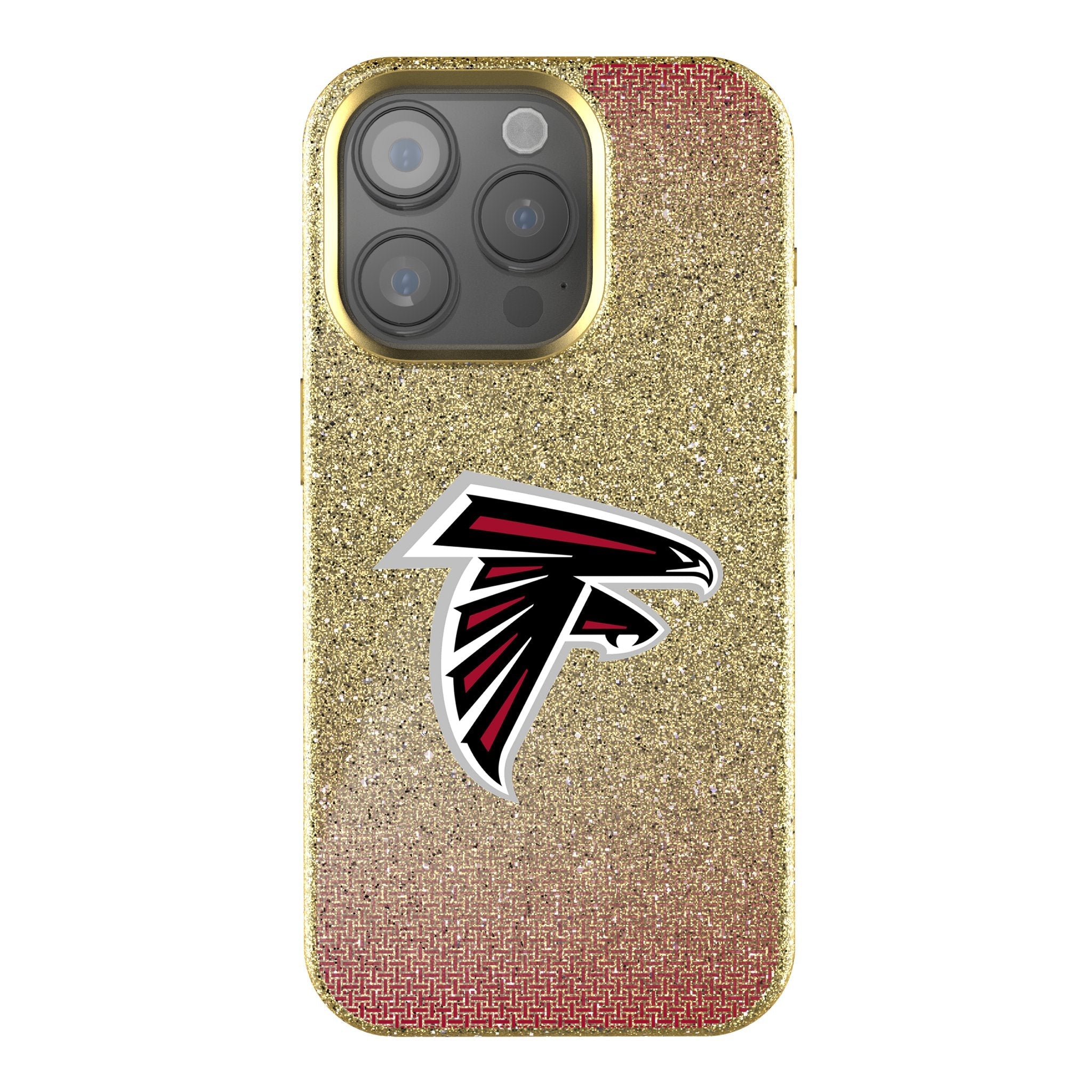 Atlanta Falcons Linen Bling Phone Case for Apple iPhone