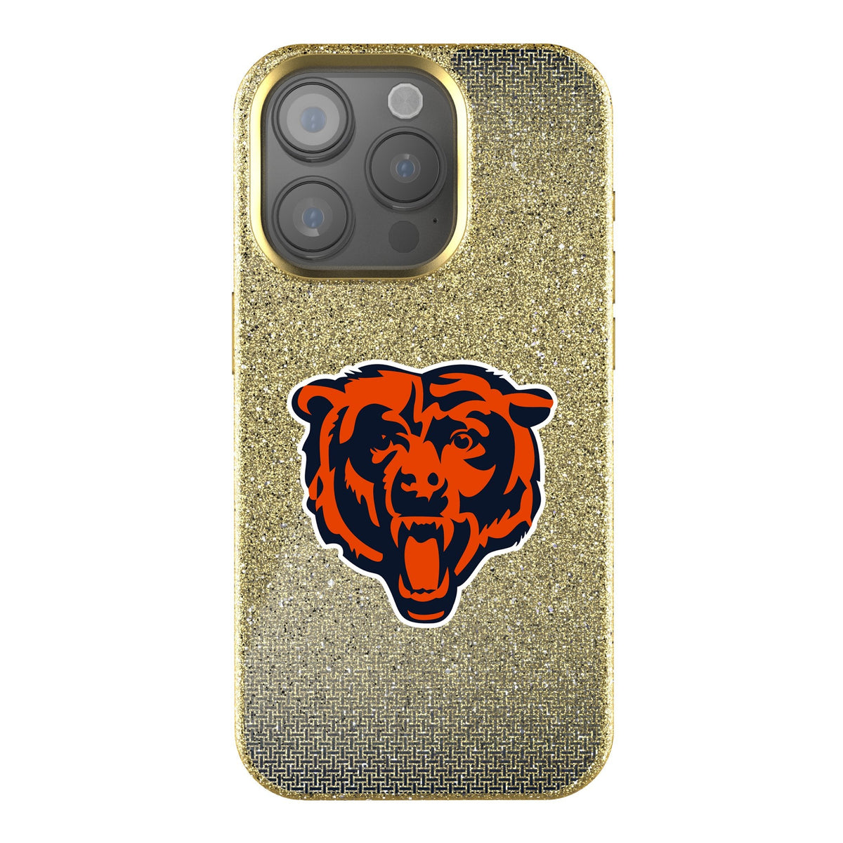 Chicago Bears Linen Bling Phone Case for Apple iPhone 1