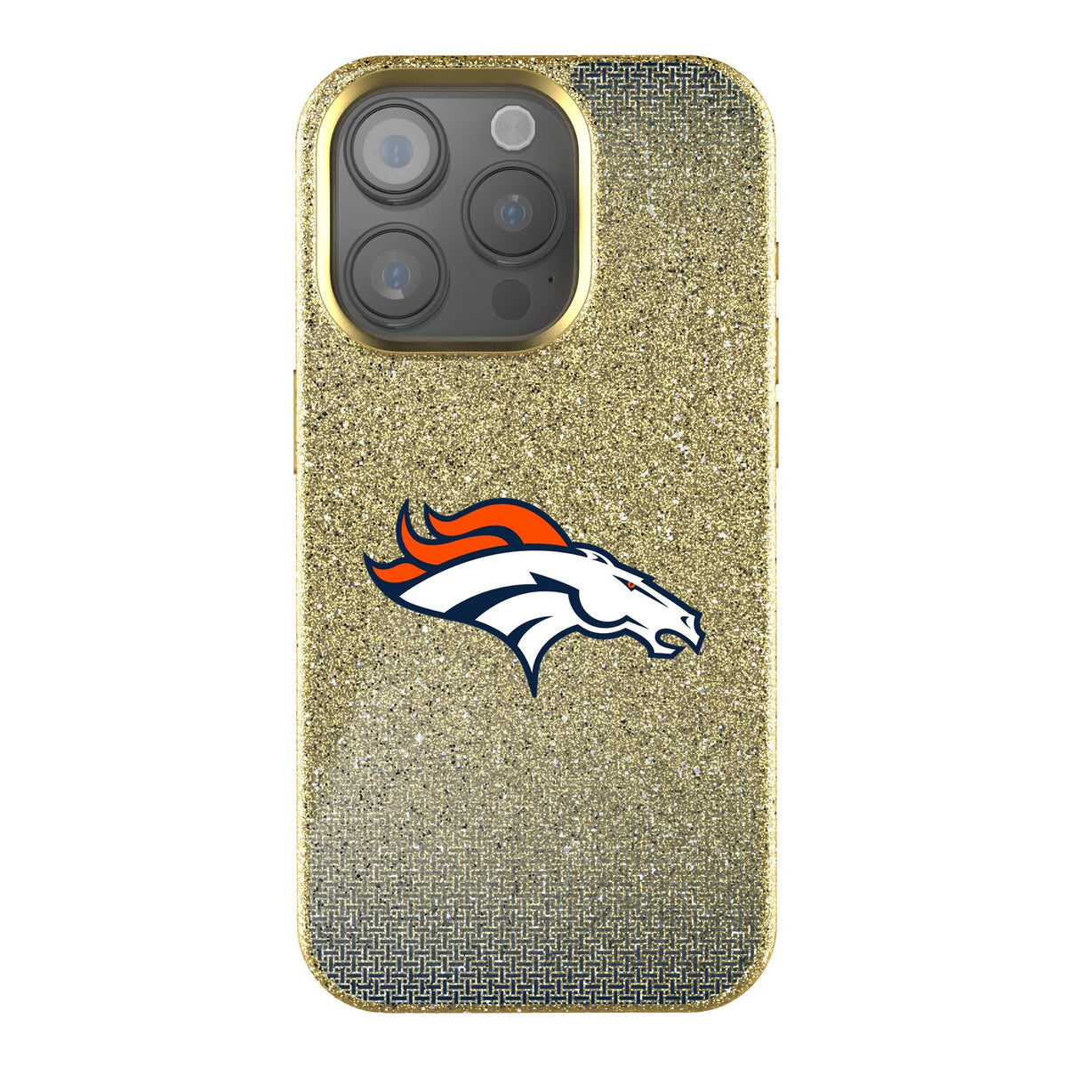Denver Broncos Linen Bling Phone Case for Apple iPhone 1