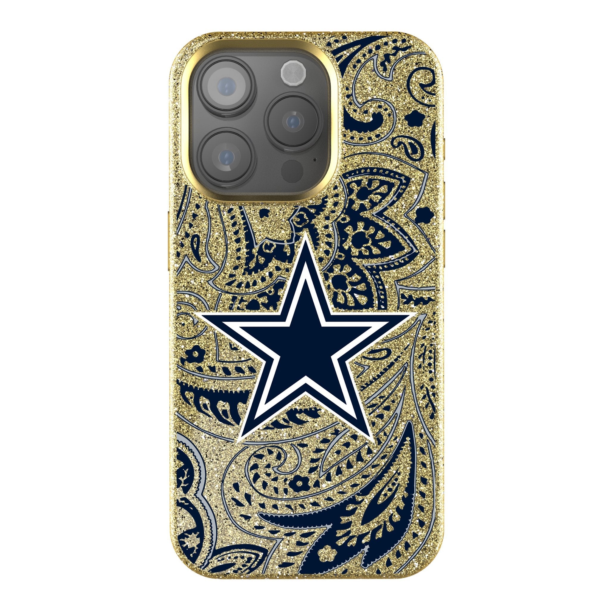 Dallas Cowboys Paisley Bling Phone Case 1