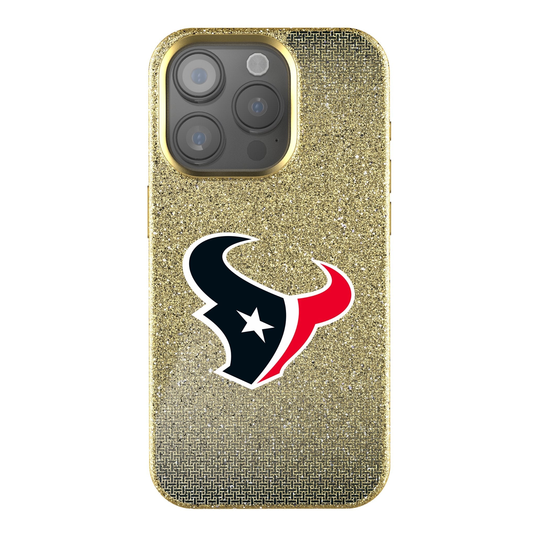 Houston Texans Linen Bling Phone Case for Apple iPhone 1