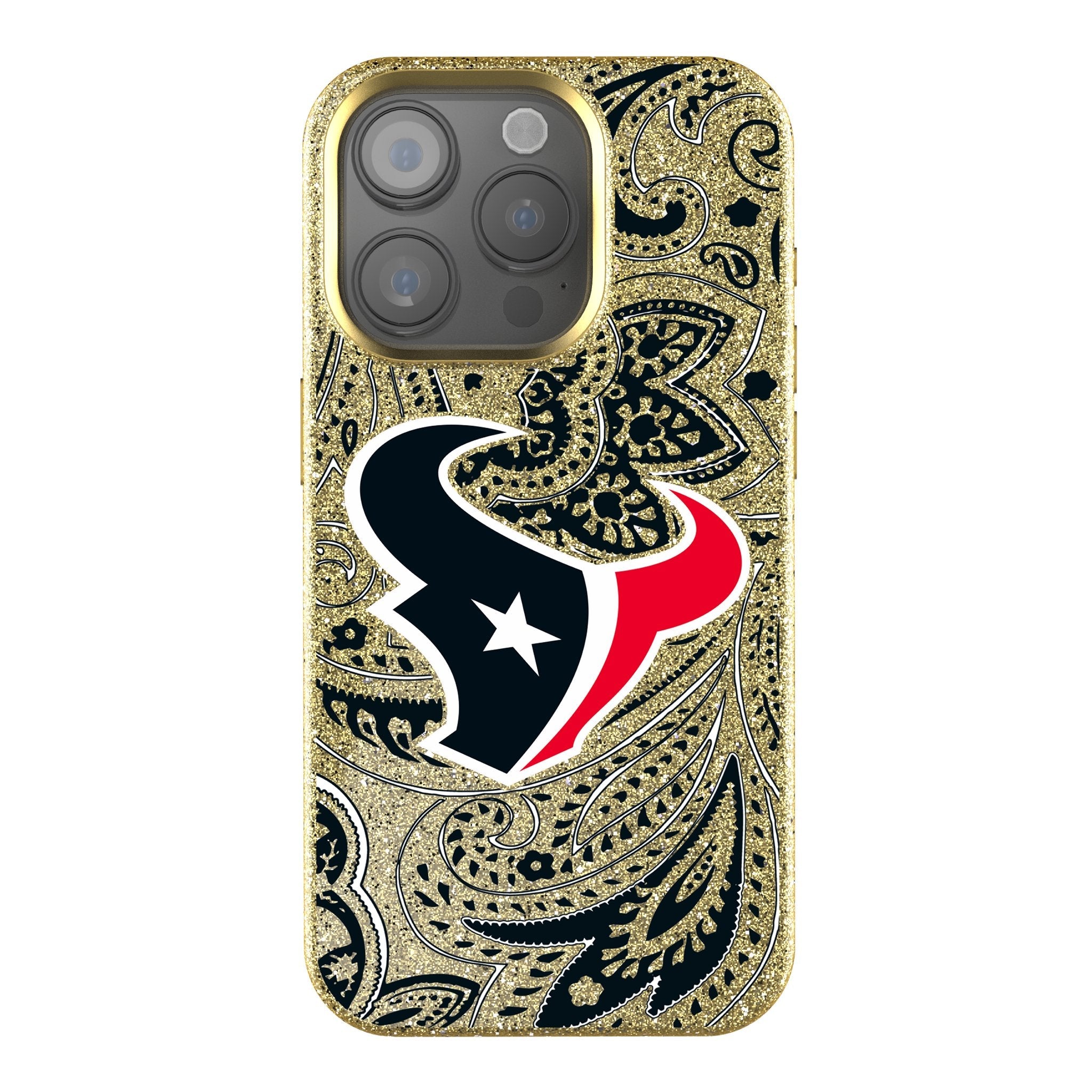 Houston Texans Paisley Bling Phone Case 1