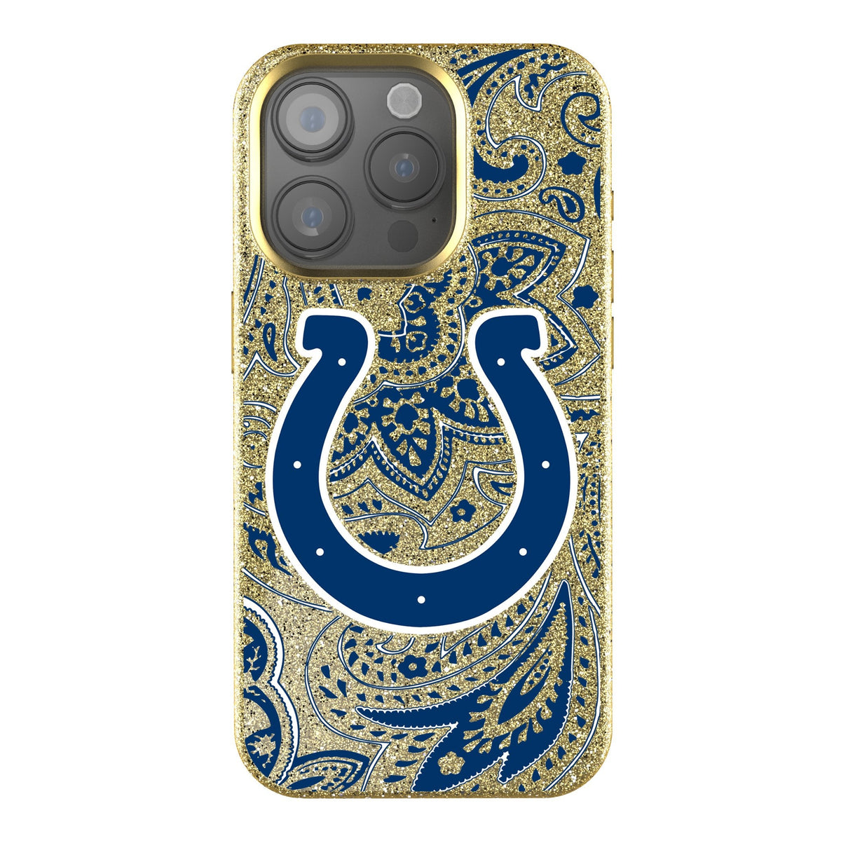 Indianapolis Colts Paisley Bling Phone Case 1