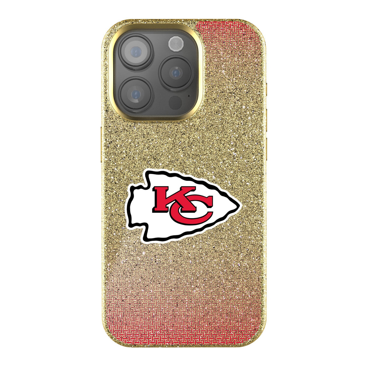 Kansas City Chiefs Linen Bling Phone Case for Apple iPhone 1