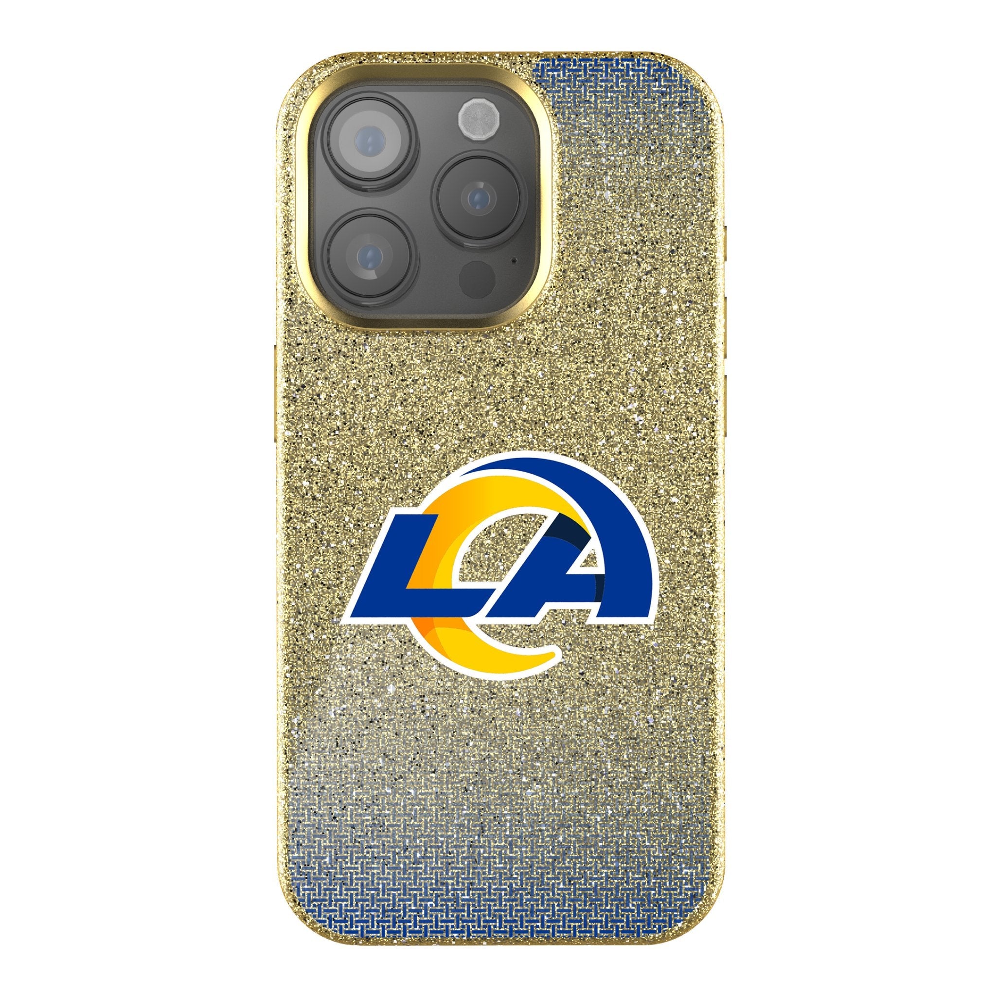 Los Angeles Rams Linen Bling Phone Case for Apple iPhone 1