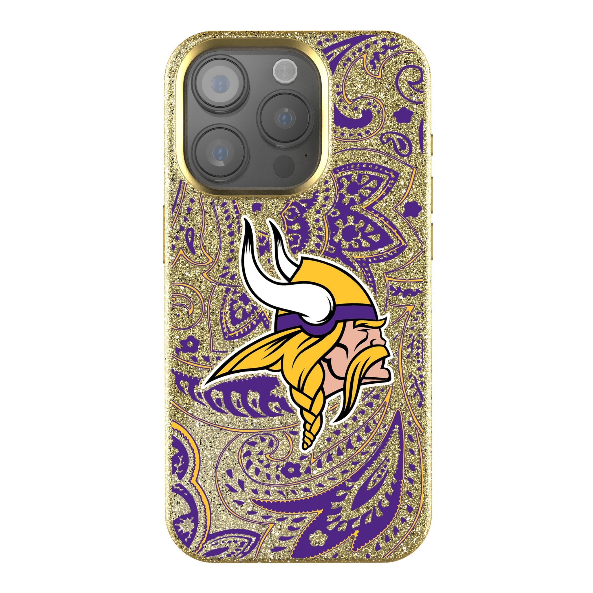 Minnesota Vikings Paisley Bling Phone Case 1