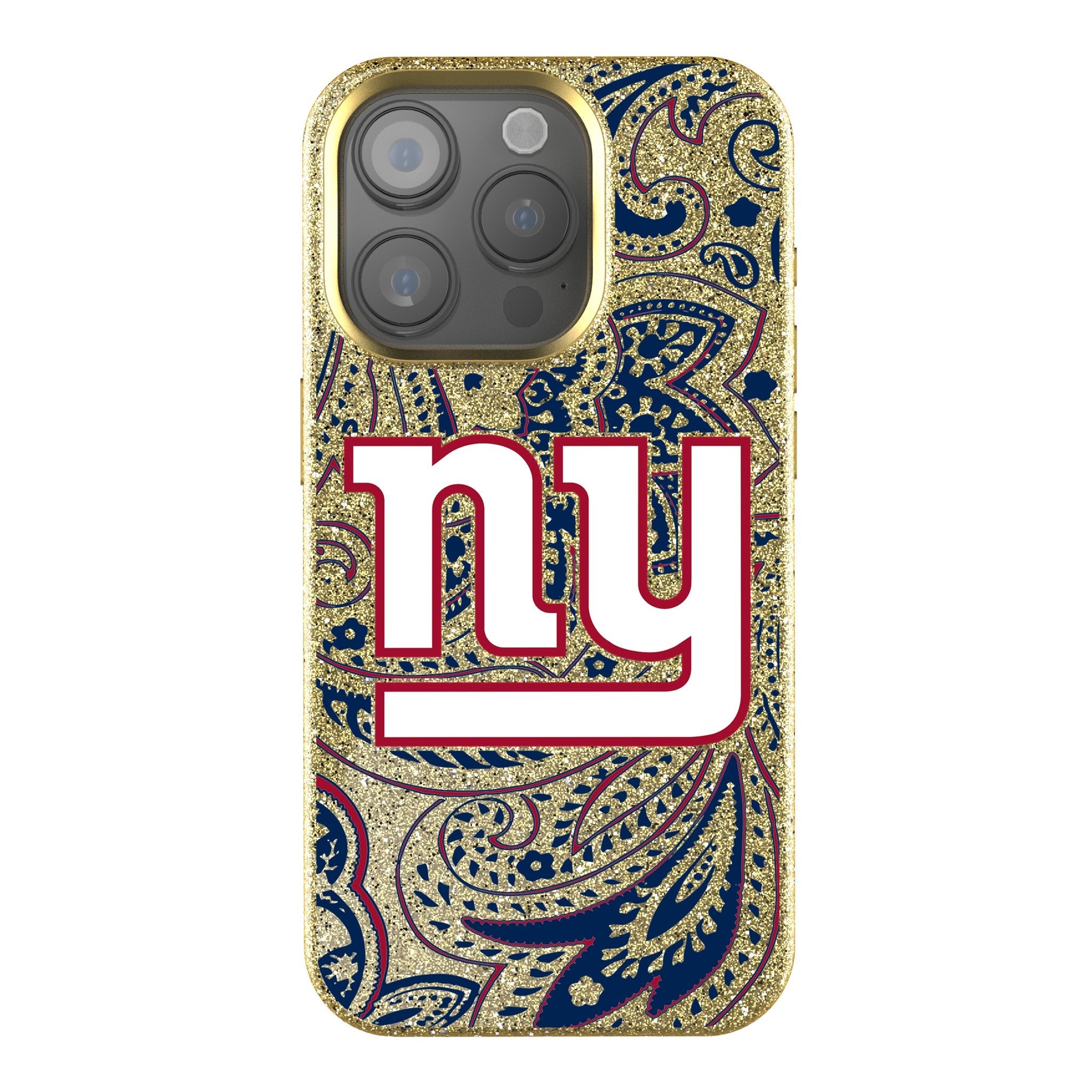 New York Giants Paisley Bling Phone Case 1