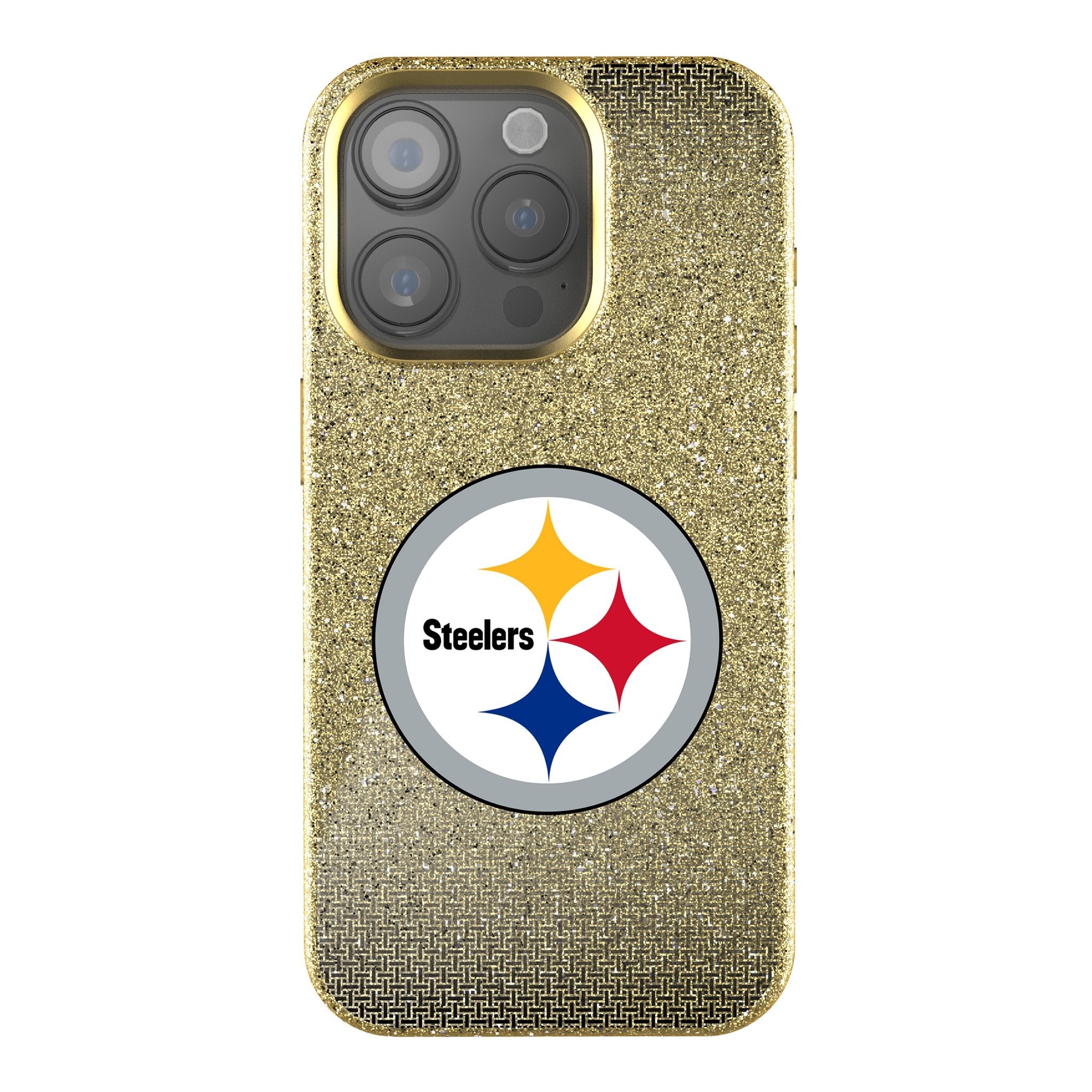 Pittsburgh Steelers Linen Bling Phone Case for Apple iPhone 1