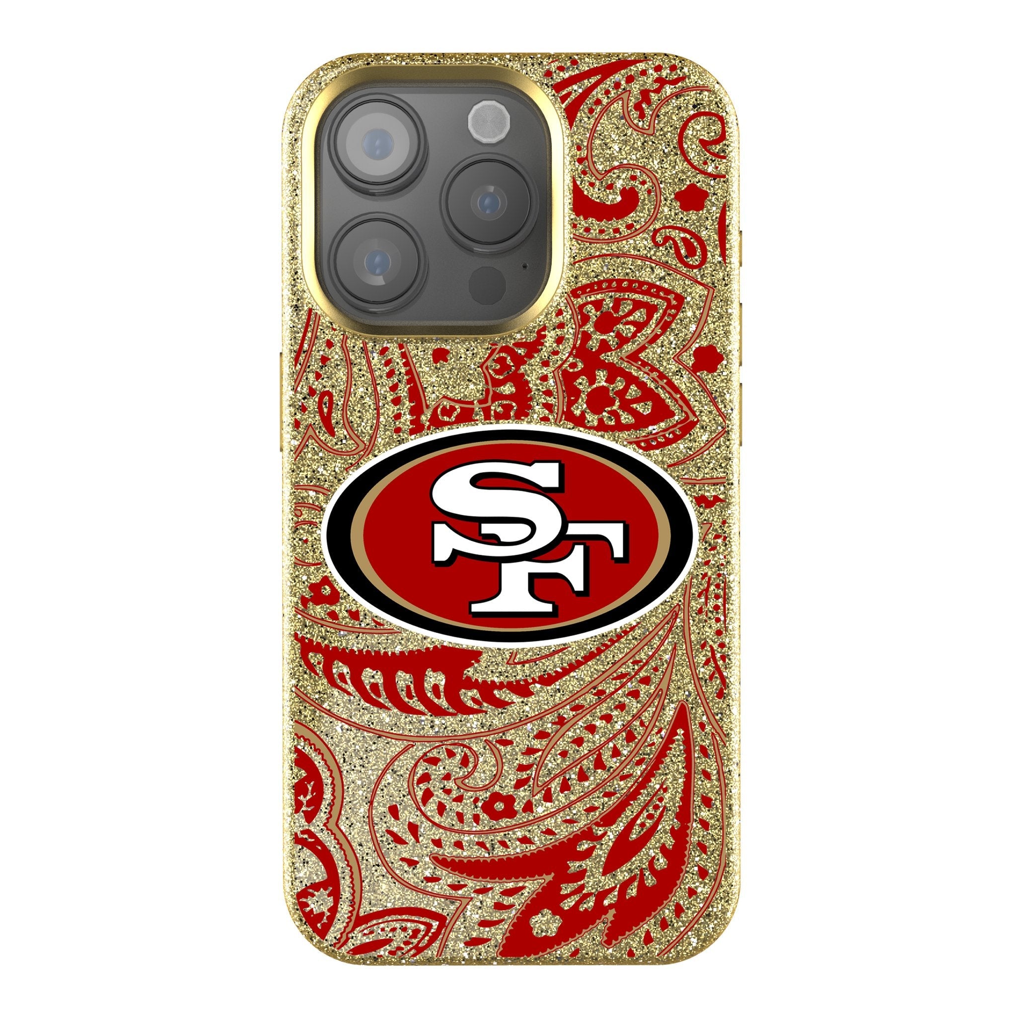 San Francisco 49ers Paisley Bling Phone Case