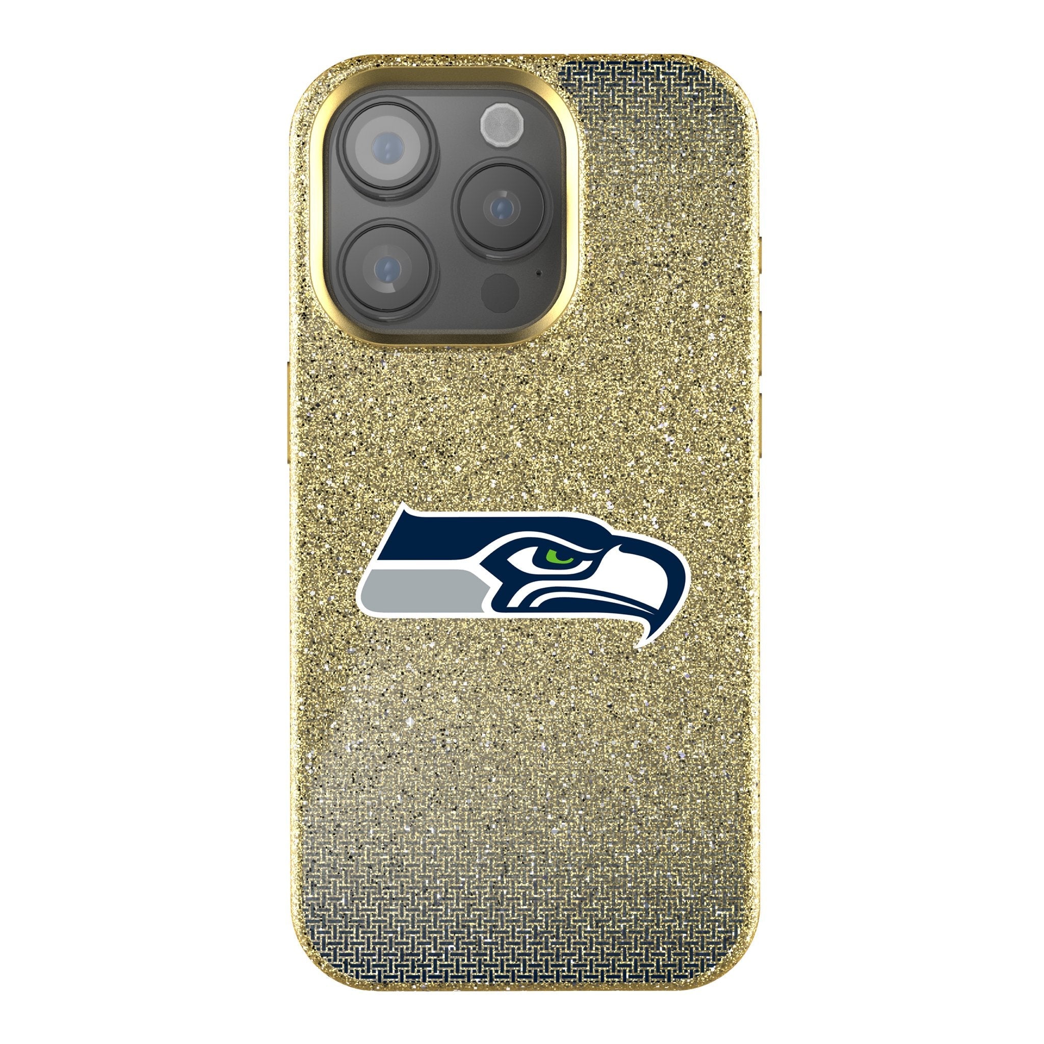 Seattle Seahawks Linen Bling Phone Case for Apple iPhone 1