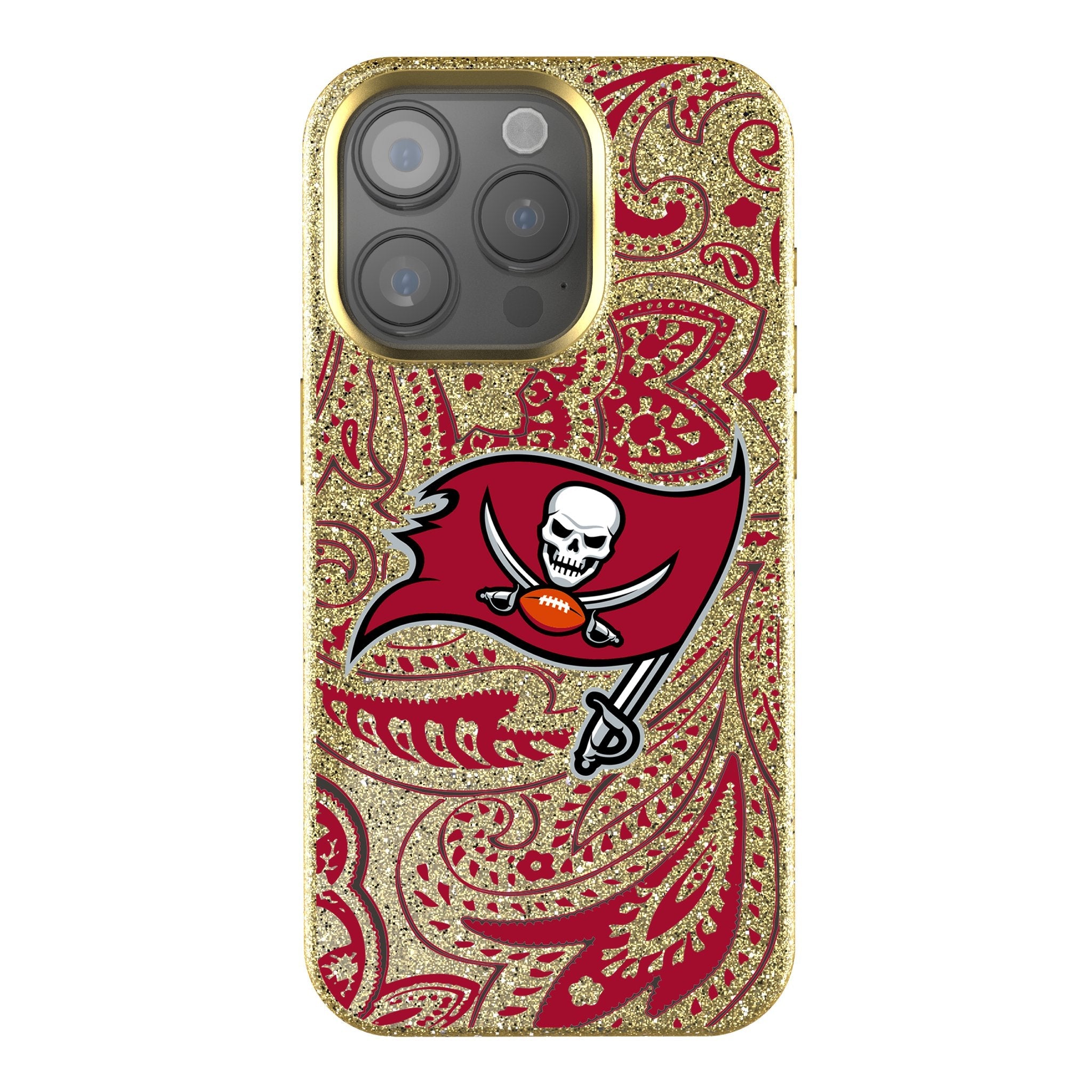 Tampa Bay Buccaneers Paisley Bling Phone Case 1