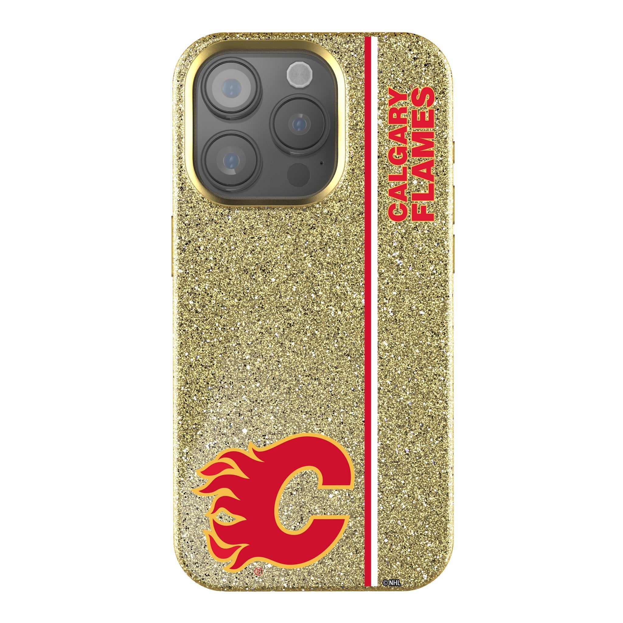 Calgary Flames Sidebar Bling Phone Case