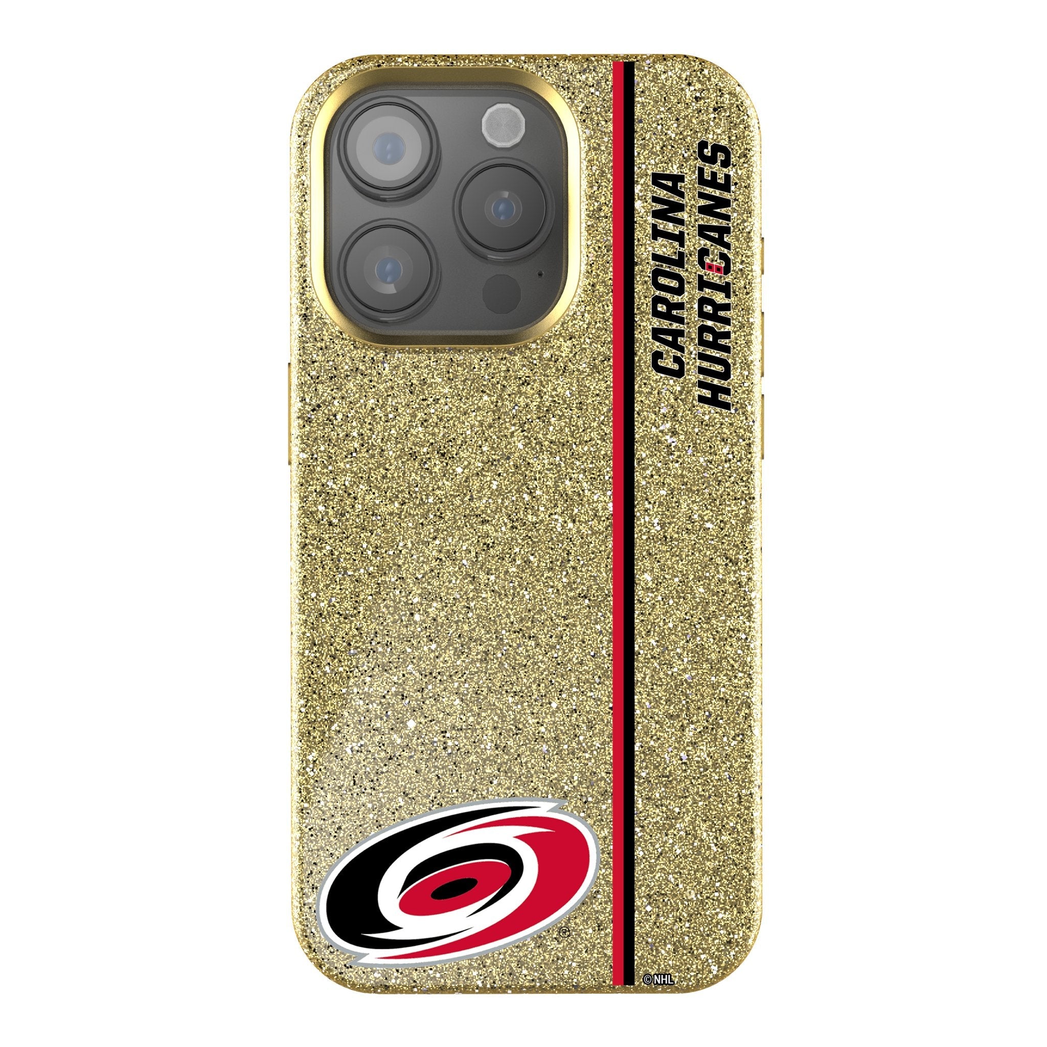 Carolina Hurricanes Sidebar Bling Phone Case
