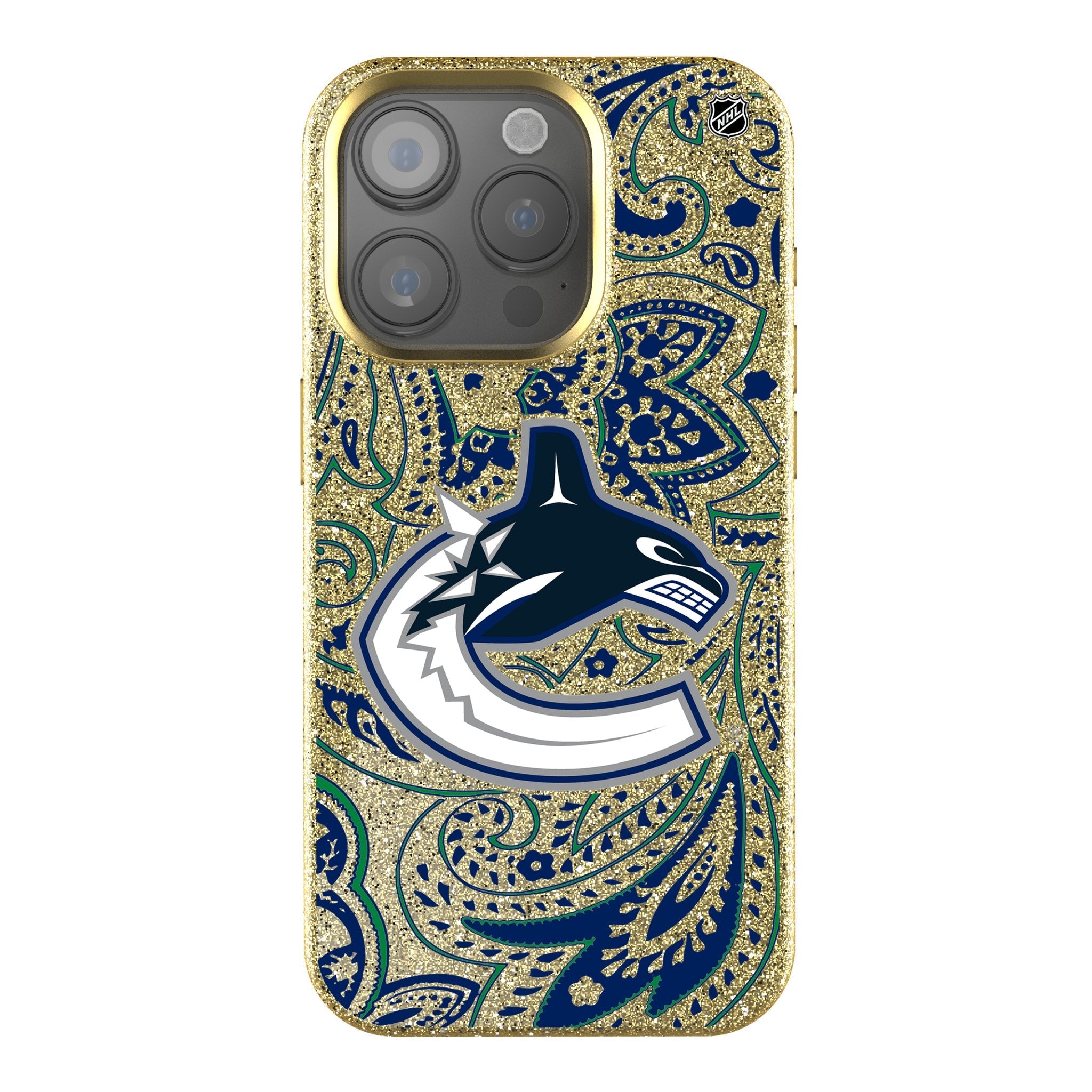 Vancouver Canucks Paisley Bling Phone Case