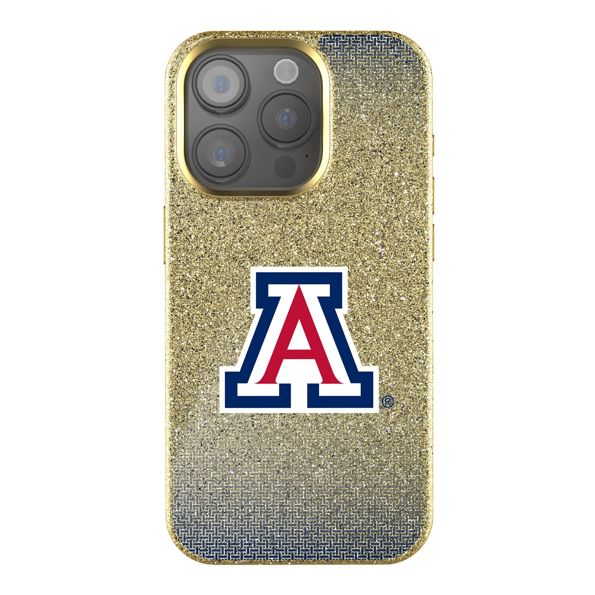 University of Arizona Wildcats Linen Bling Phone Case for Apple iPhone