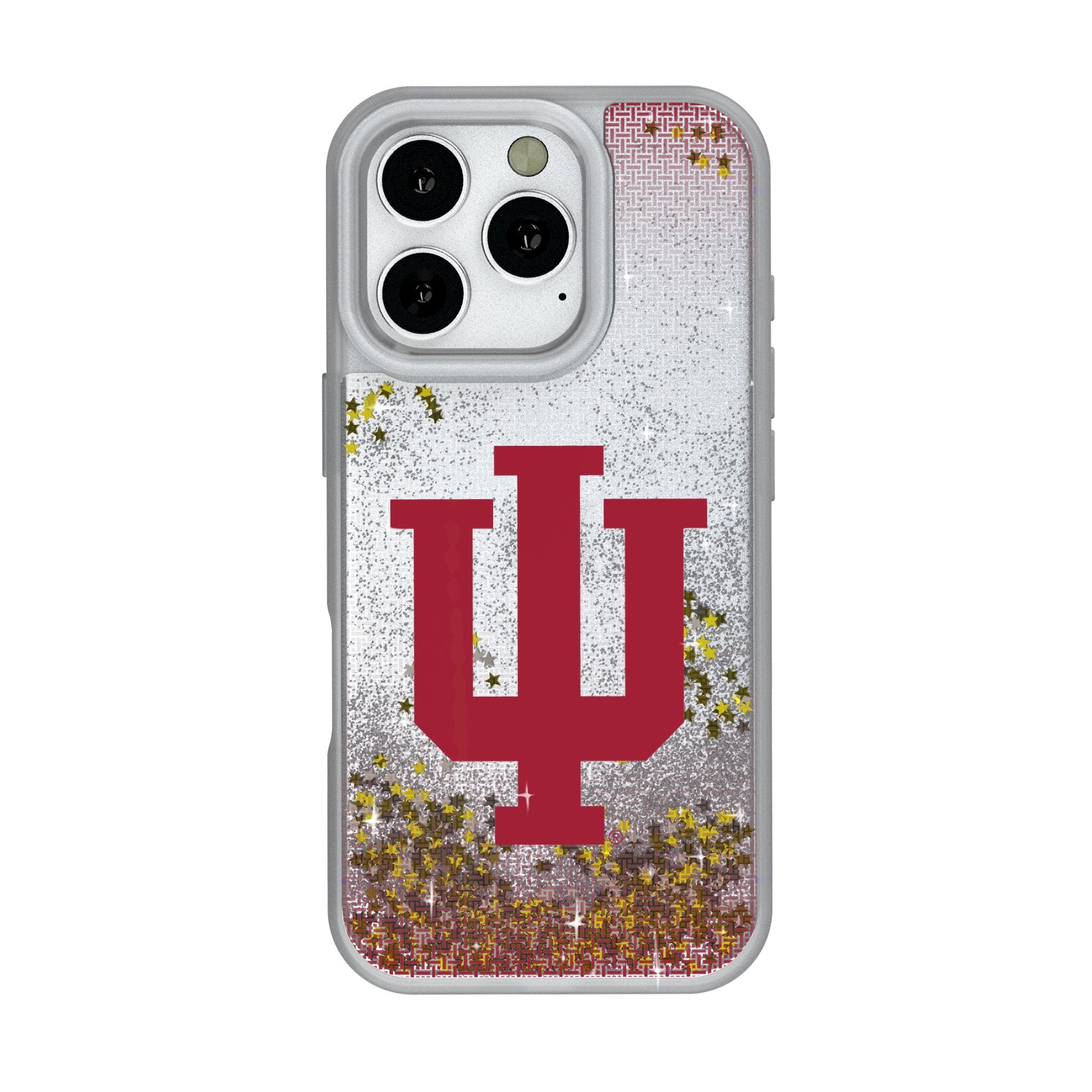 Indiana University Hoosiers Linen Glitter Phone Case for Apple iPhone 2