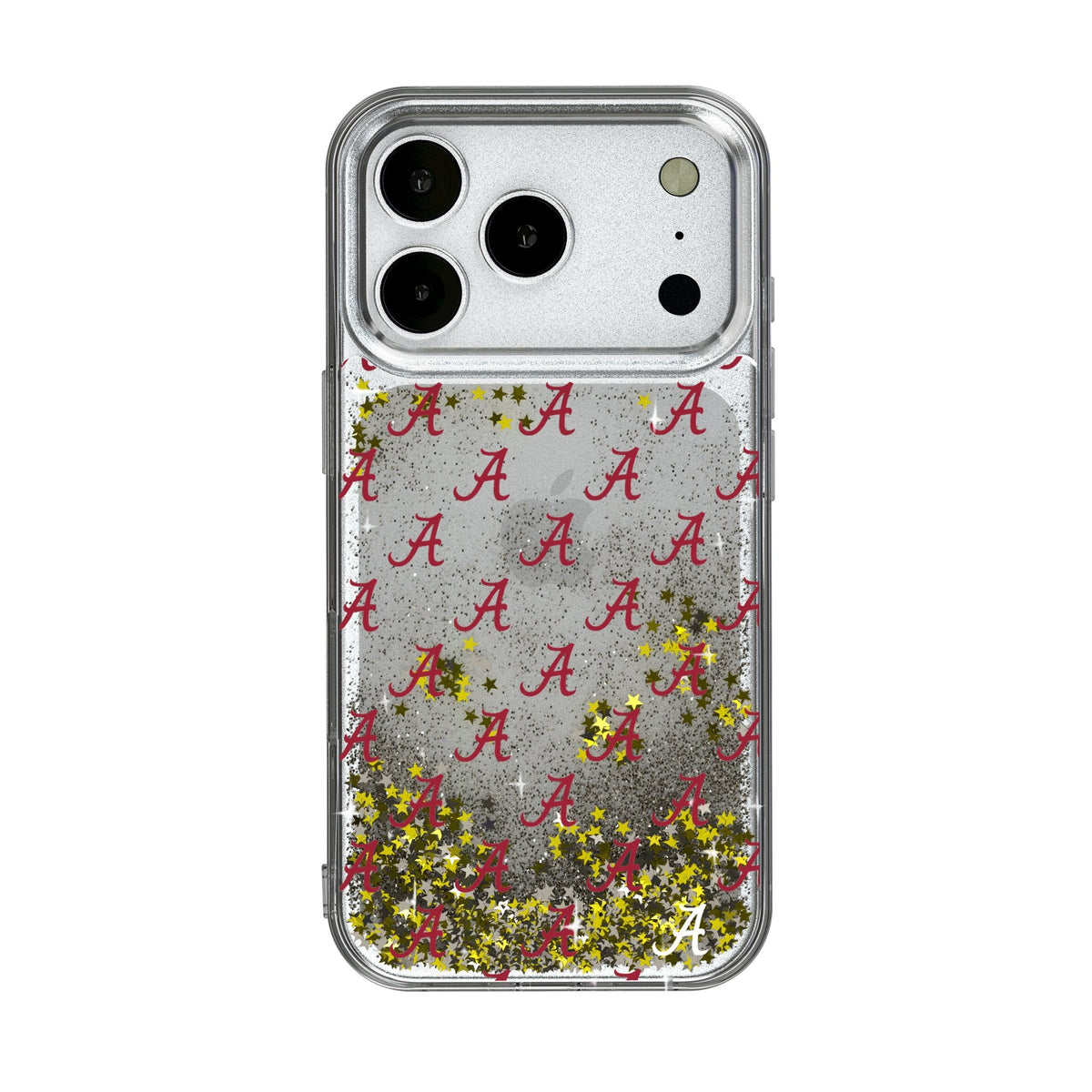 University of Alabama Crimson Tide Script A Fashion Pattern Glitter Phone Case for Apple iPhone 17 Series